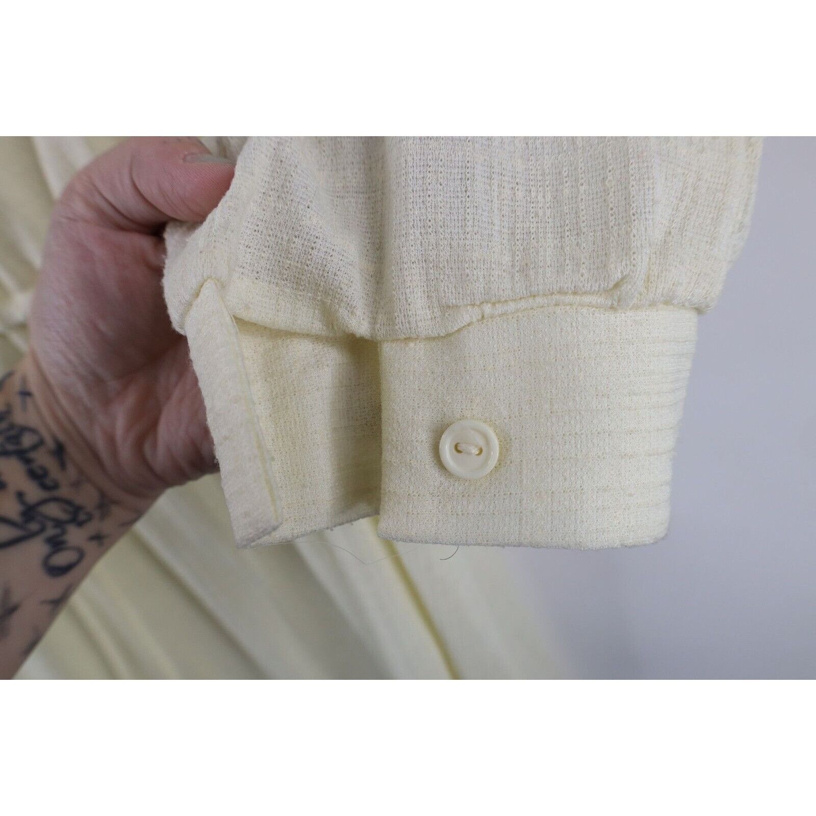 Vintage Vintage 60s 70s Mid Century Modern MCM Long Sleeve Dress Size XXL / US 16-18 / IT 52-54 - 9 Thumbnail