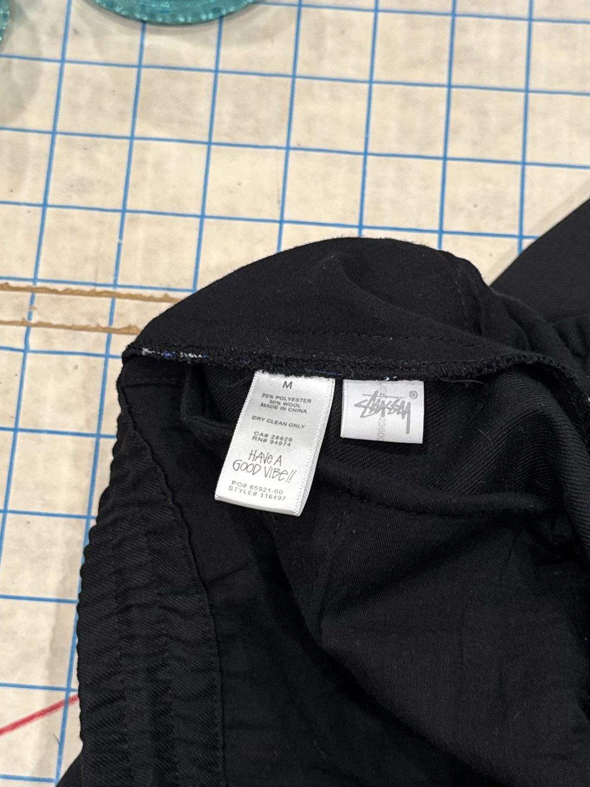 Stussy Stussy Bryan Beach Pants Black Wool Blend Size Medium Mens Size US 34 / EU 50 - 9 Thumbnail
