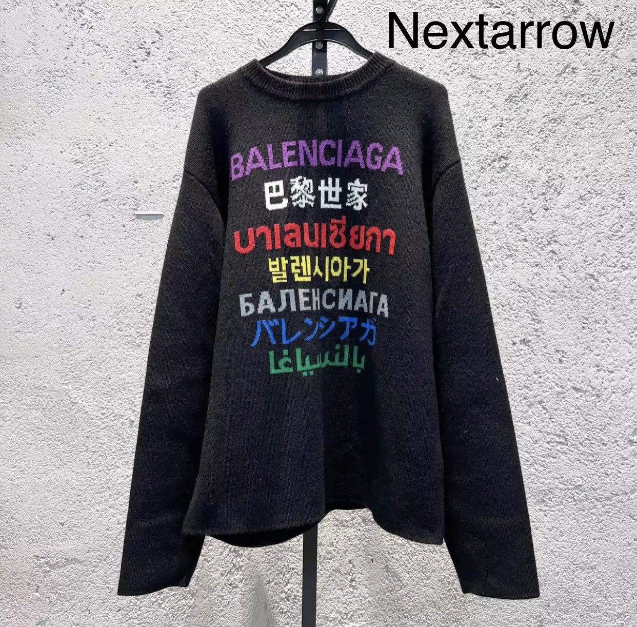 Balenciaga Balenciaga 7-language sweater2412-Nextarrow Size US S / EU 44-46 / 1 - 1 Thumbnail