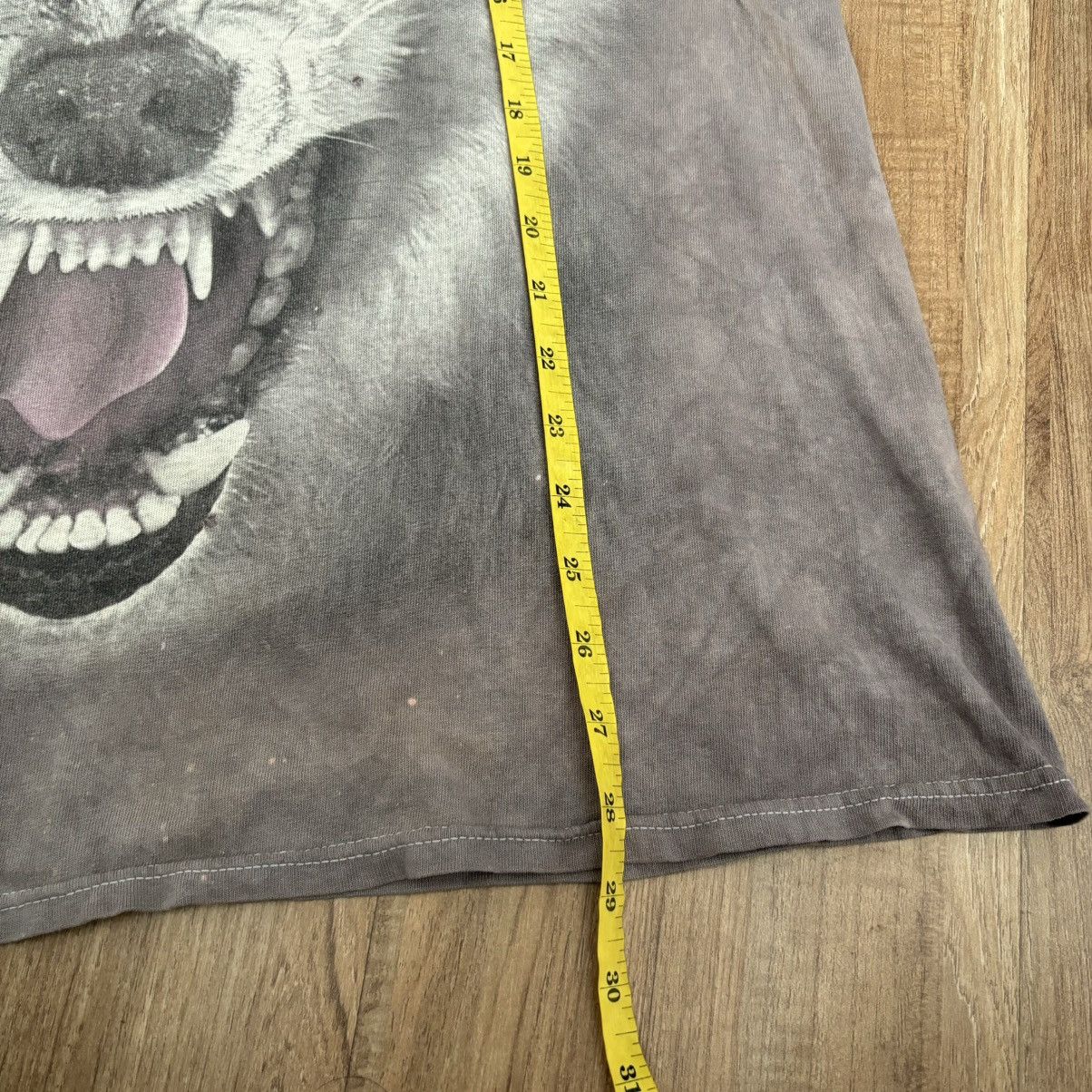Band Tees × Vintage Fox The Mountain 3D Print Shirt Art Mike Sanford Size US L / EU 52-54 / 3 - 12 Thumbnail