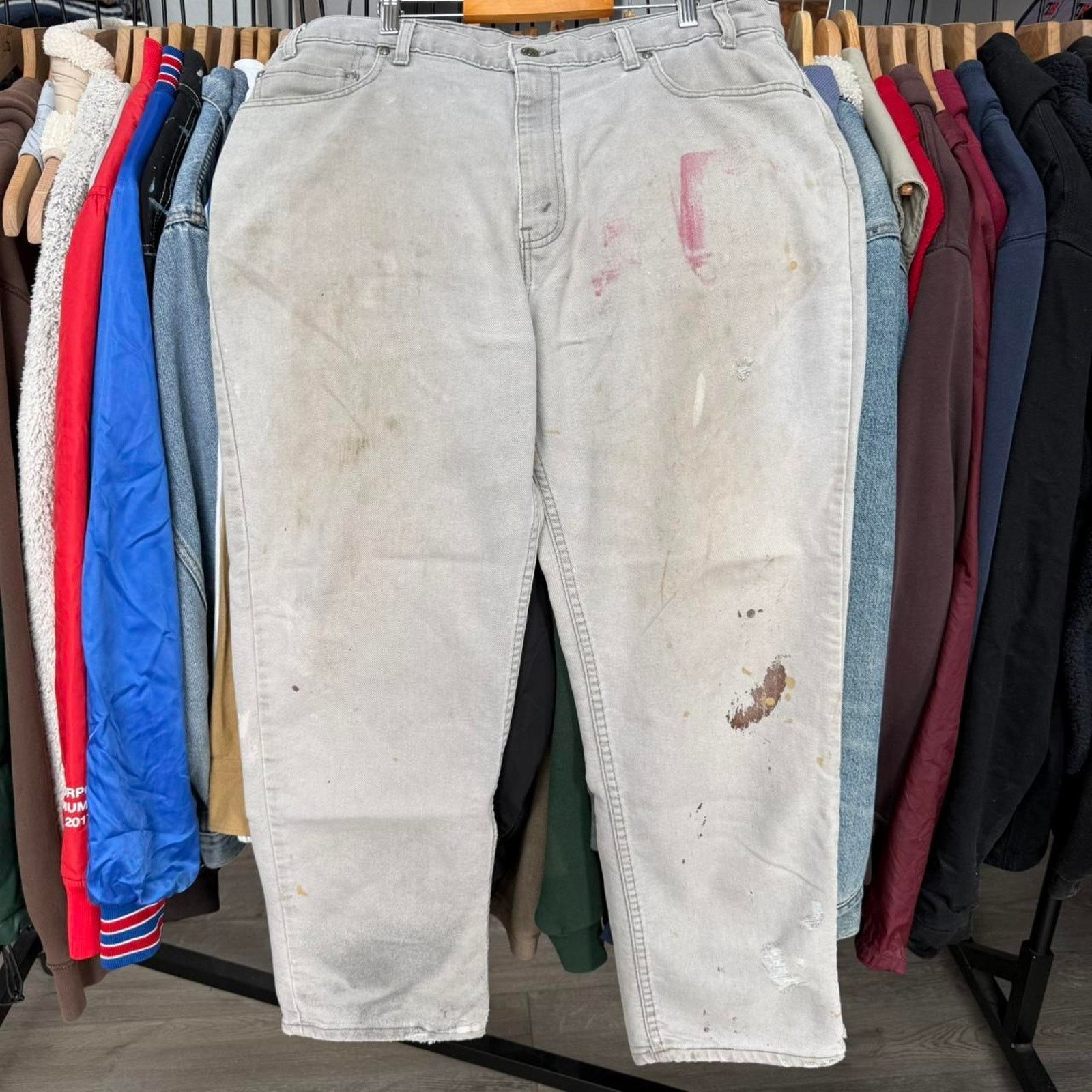 Levi's Vintage 90s Distressed Levi's 540 Copper Tab Jeans Size US 37 - 1 Thumbnail