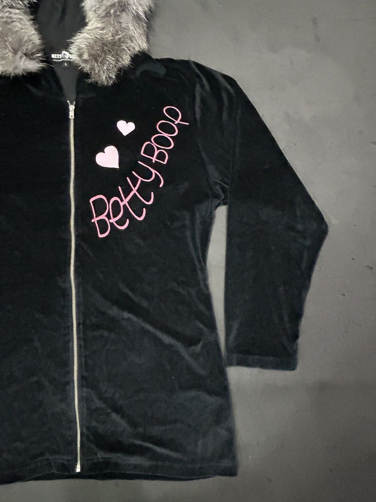 Cartoon Network 💸BINDINGOFFER💸Betty Boop Zip Fur Hoodie Velvet Size US L / EU 52-54 / 3 - 4 Thumbnail