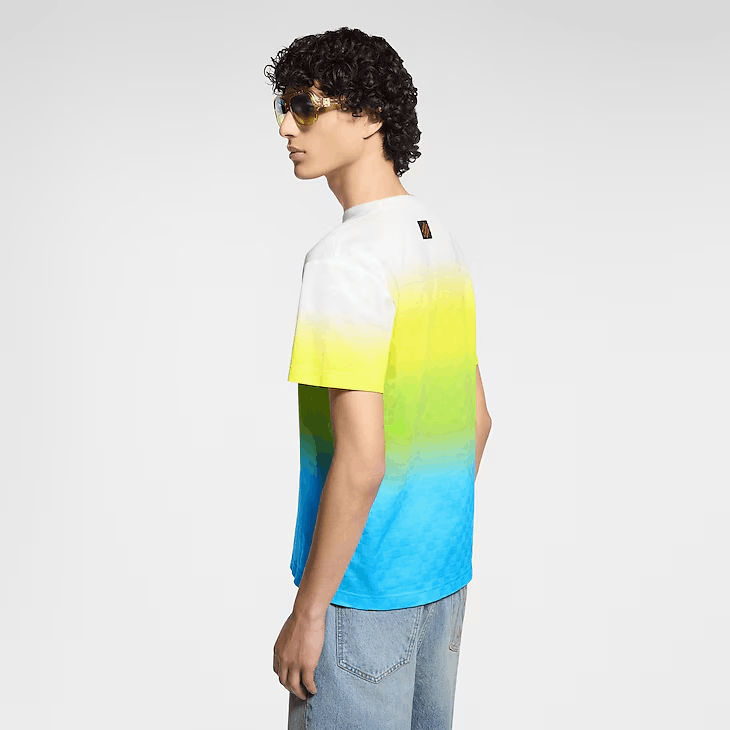 Louis Vuitton Damier Gradient Jacquard Cotton T-Shirt Size US XL / EU 56 / 4 - 3 Thumbnail