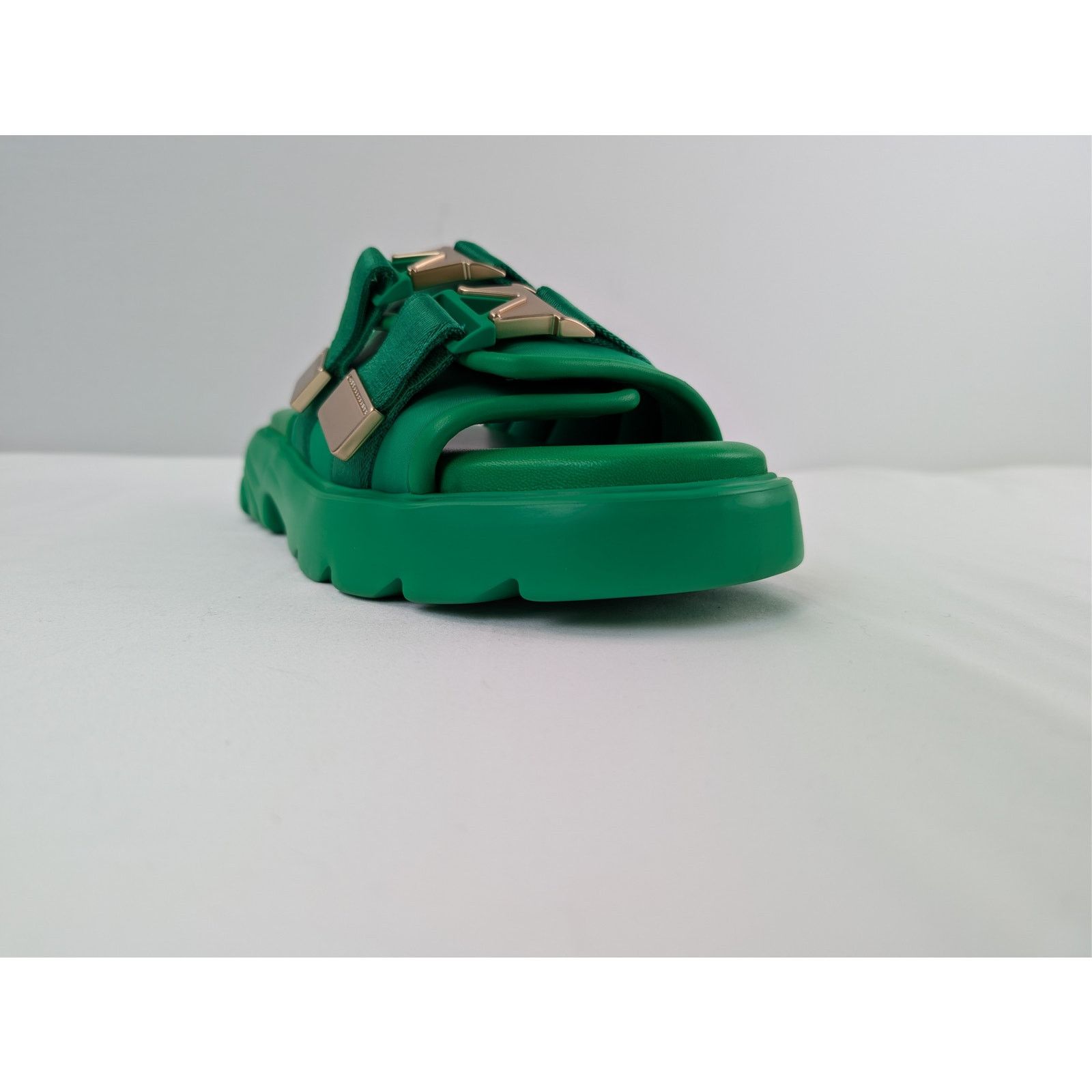 Bottega Veneta o1rshd1 Bomber Flash Sandal in Grass/Green Size US 12 / EU 45 - 2 Thumbnail