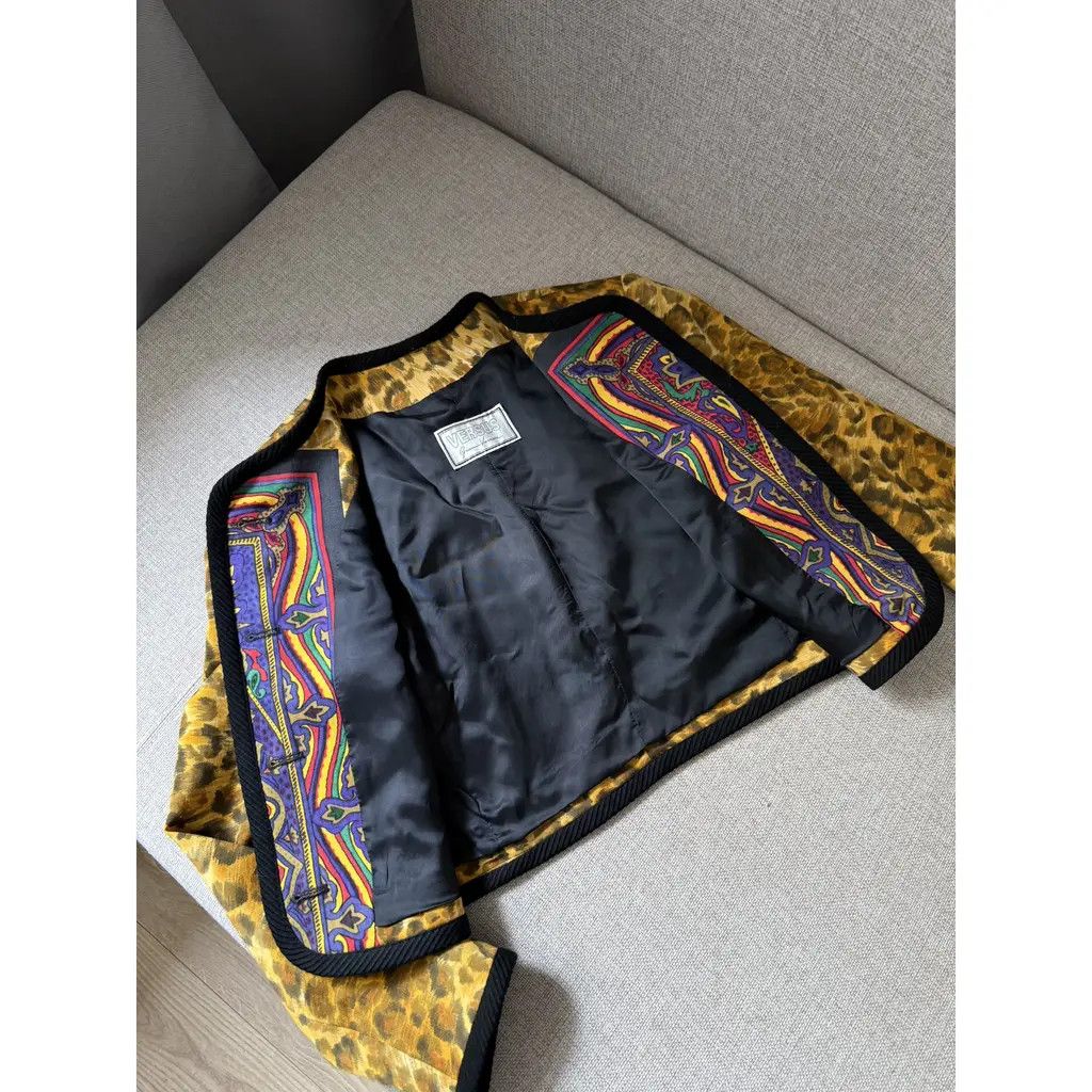 Versus VERSUS GIANNI VERSACE Vintage Skirt Suit Set – Size IT 46 Size 32" / US 10 / IT 46 - 4 Thumbnail