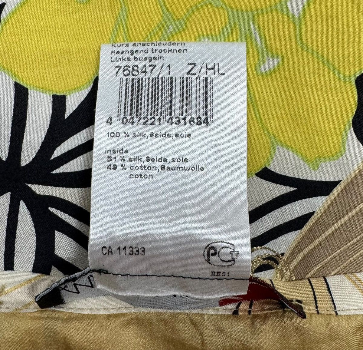 Other Marc Cain Silk Printed Wrap Skirt Floral Print size 4 Size 26" / US 2 / IT 38 - 11 Thumbnail
