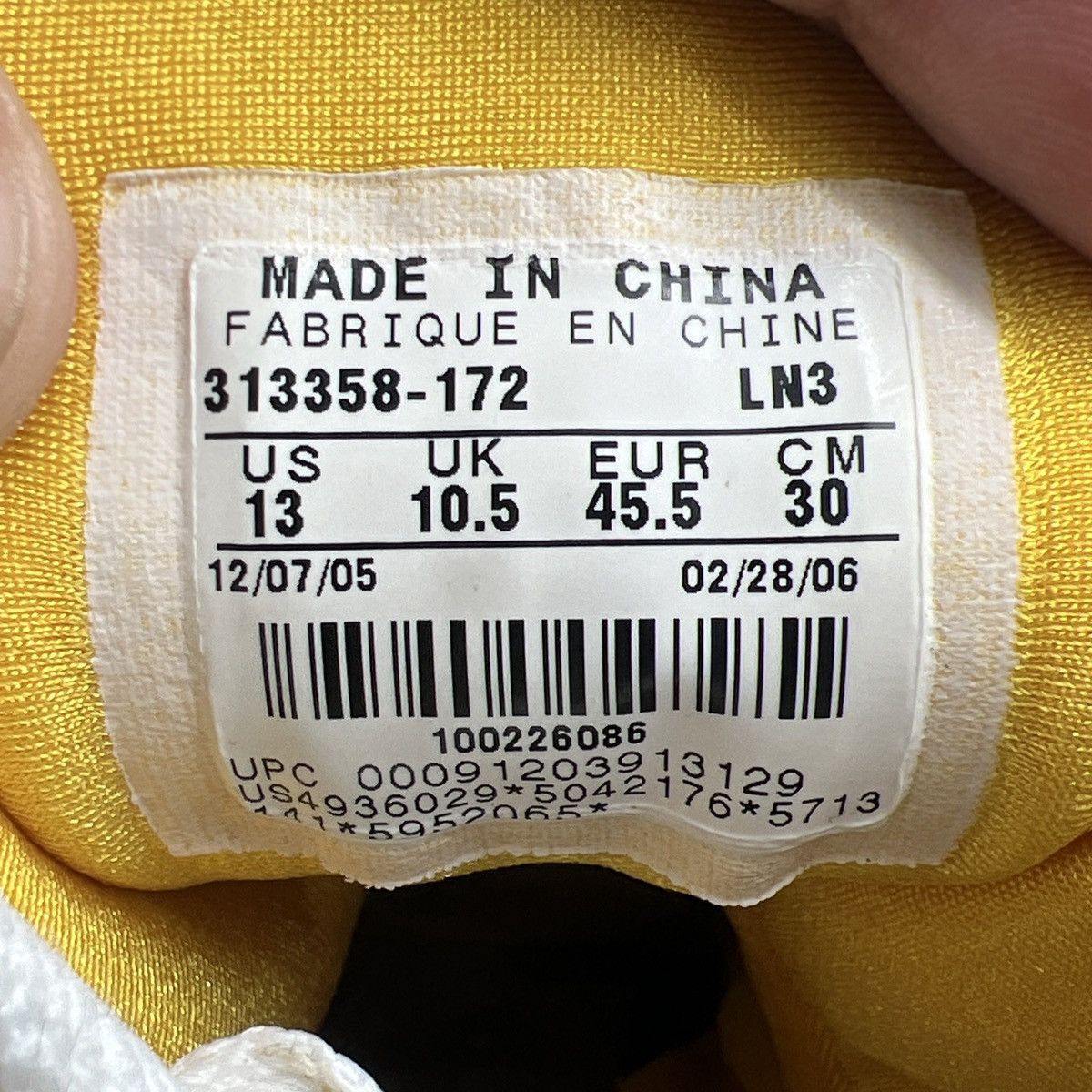 Jordan Brand Wmns Air Jordan 7 white varsity maize Size US 11.5 / EU 44-45 - 8 Thumbnail
