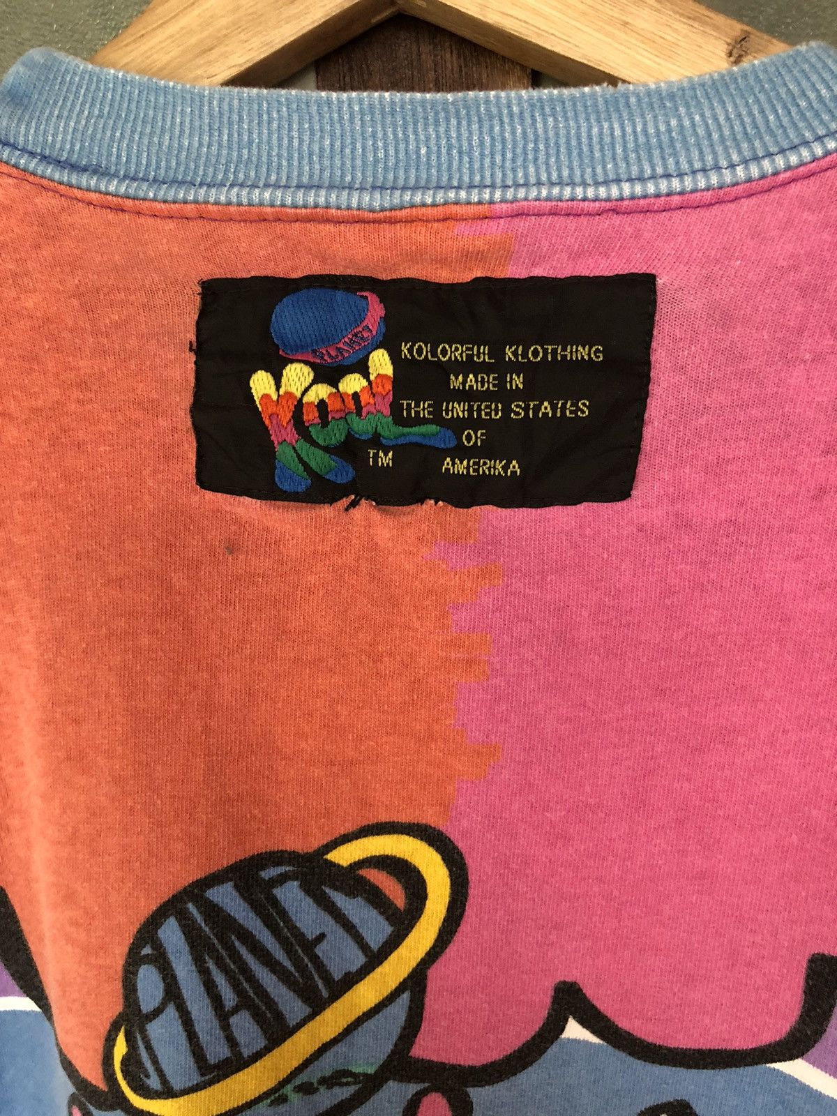 Vintage Vintage Kolorful Klothing Volleyball Player Overprint Tee Size US M / EU 48-50 / 2 - 13 Thumbnail