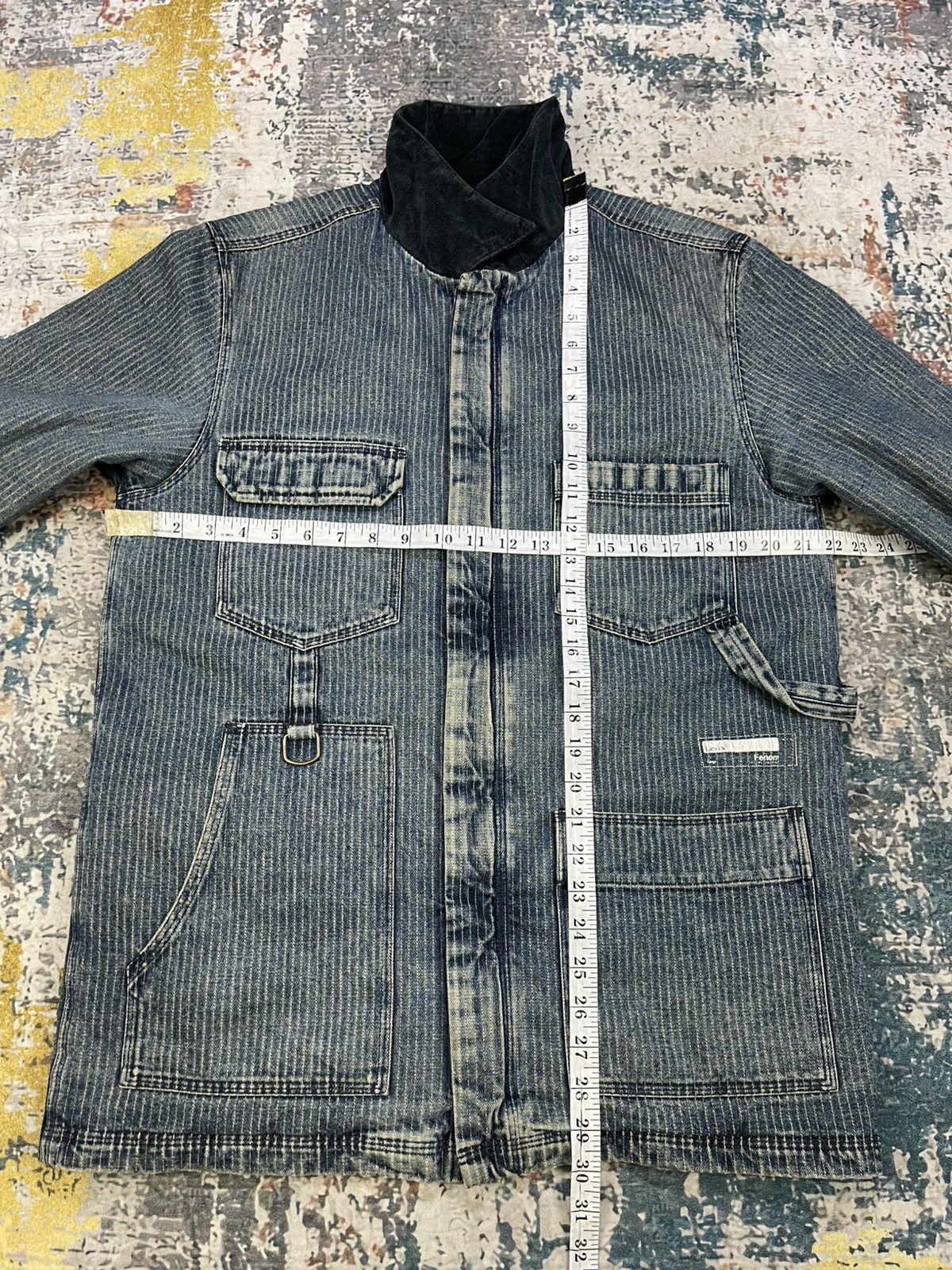 Fragment Design × Levi's Levi’s Fenom x Fragment Design Pinstriped Denim Jacket Size US M / EU 48-50 / 2 - 4 Thumbnail