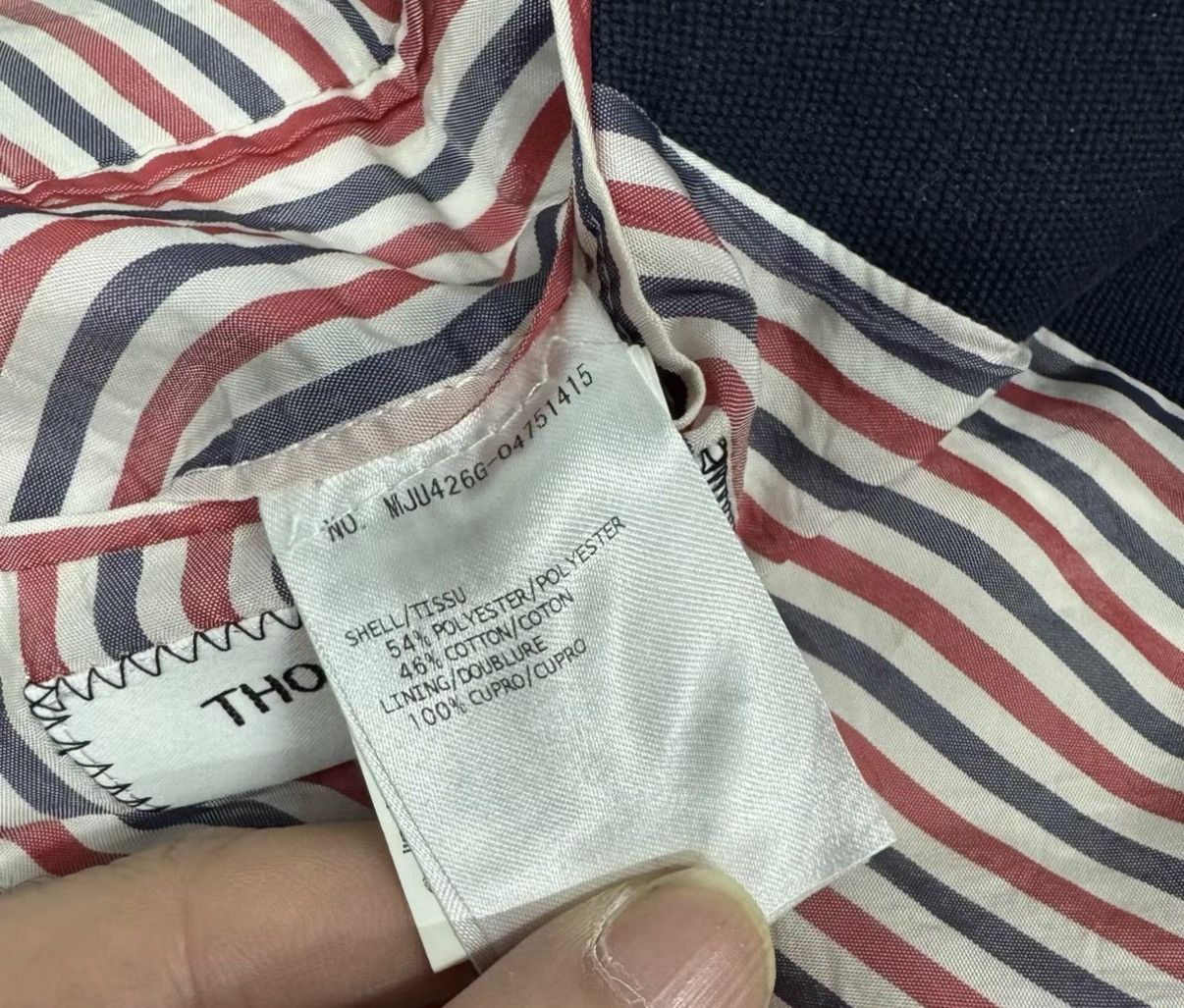 Thom Browne Thom Browne Anchor Embroidery Blazer J16 Size US S / EU 44-46 / 1 - 7 Thumbnail