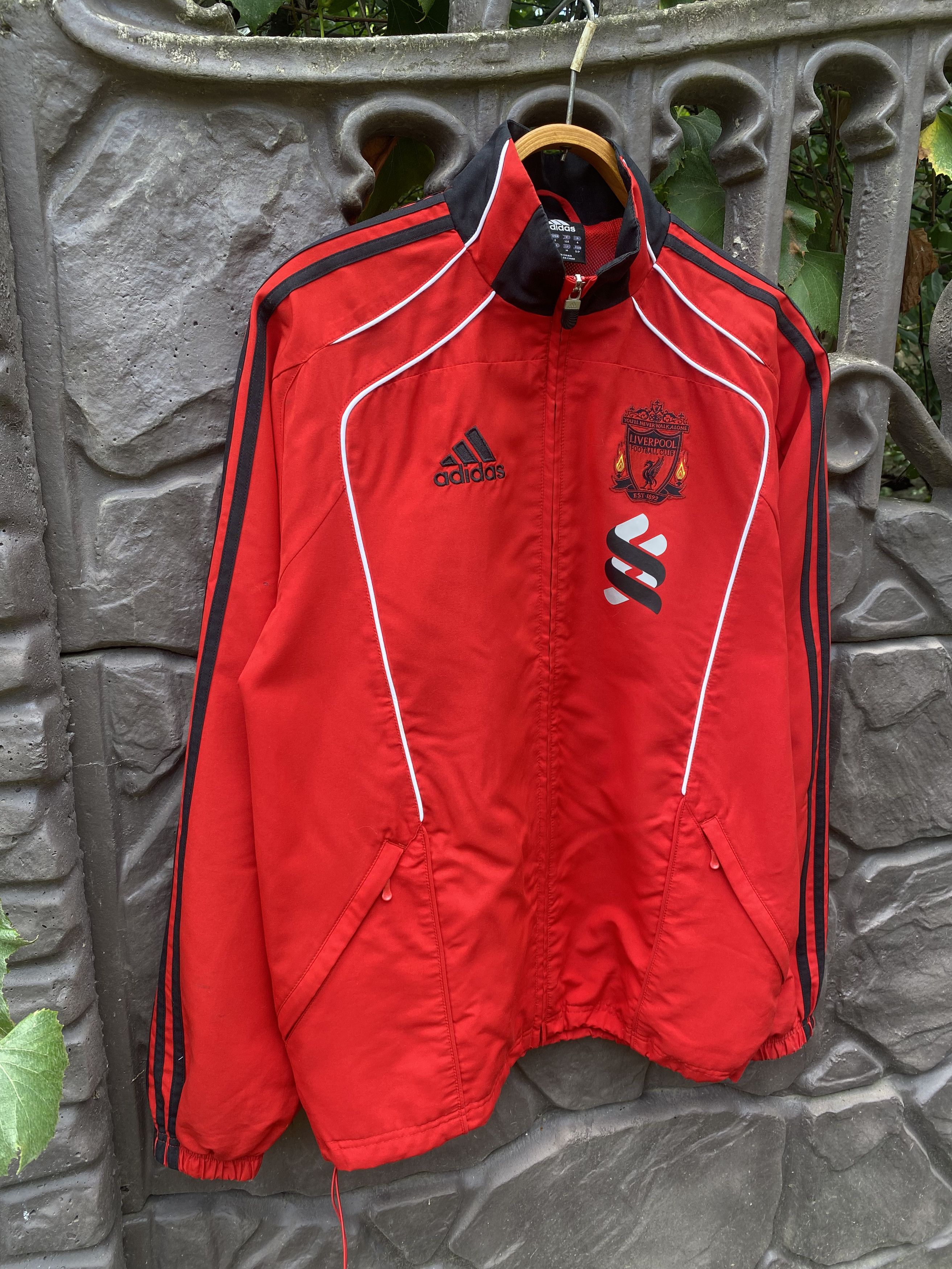 Adidas × Vintage Vintage Adidas Liverpool 2010 Football Track Jacket Size US S / EU 44-46 / 1 - 2 Thumbnail