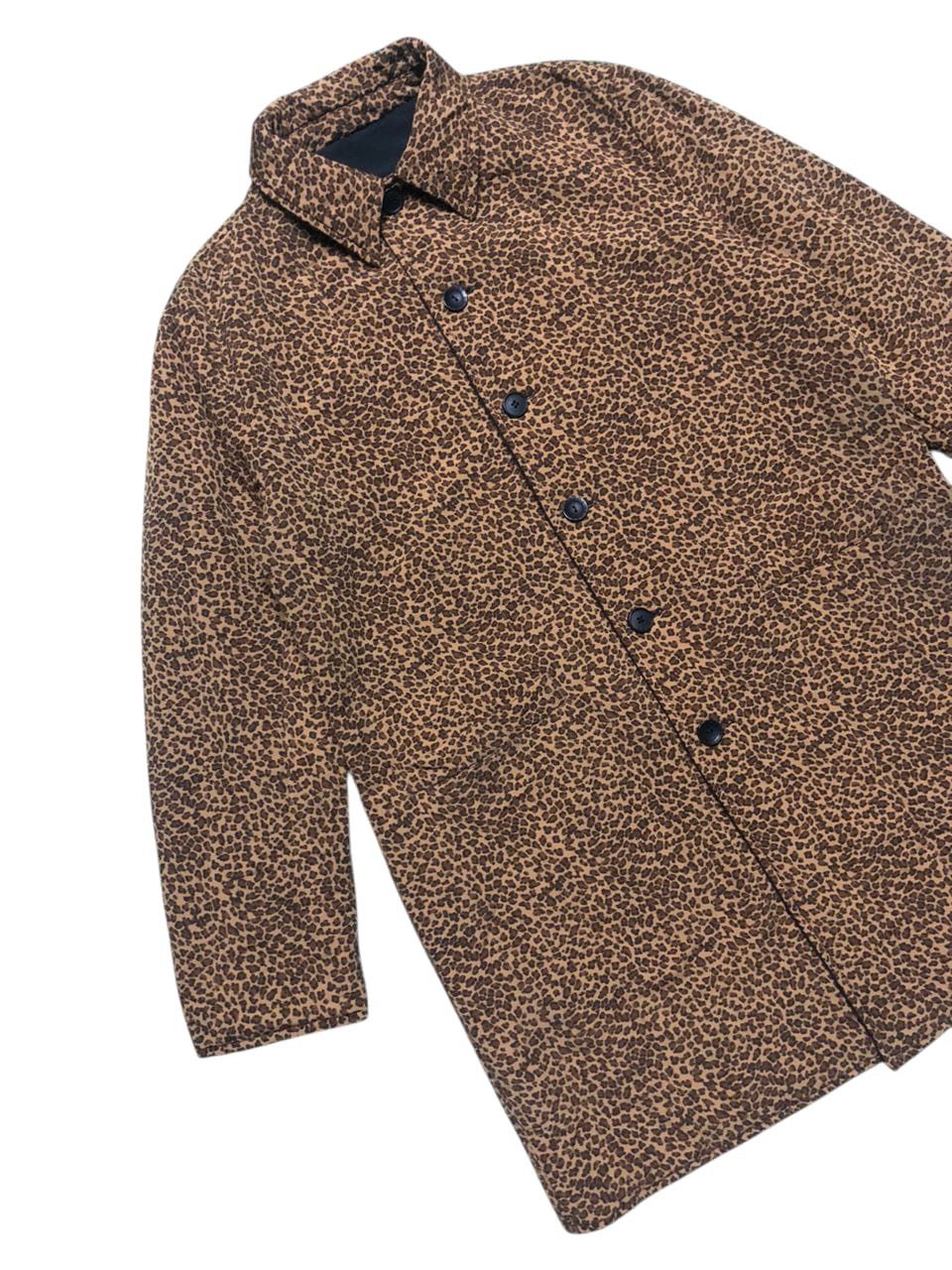 Bottega Veneta Vintage Bottega Veneta Rivesible TrenchCoat Leapord / Black Size US M / EU 48-50 / 2 - 7 Thumbnail
