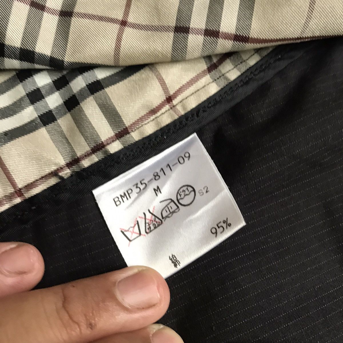 Burberry Vintage 90s Burberry Black Label Workers Full zip Jacket Size US S / EU 44-46 / 1 - 16 Thumbnail