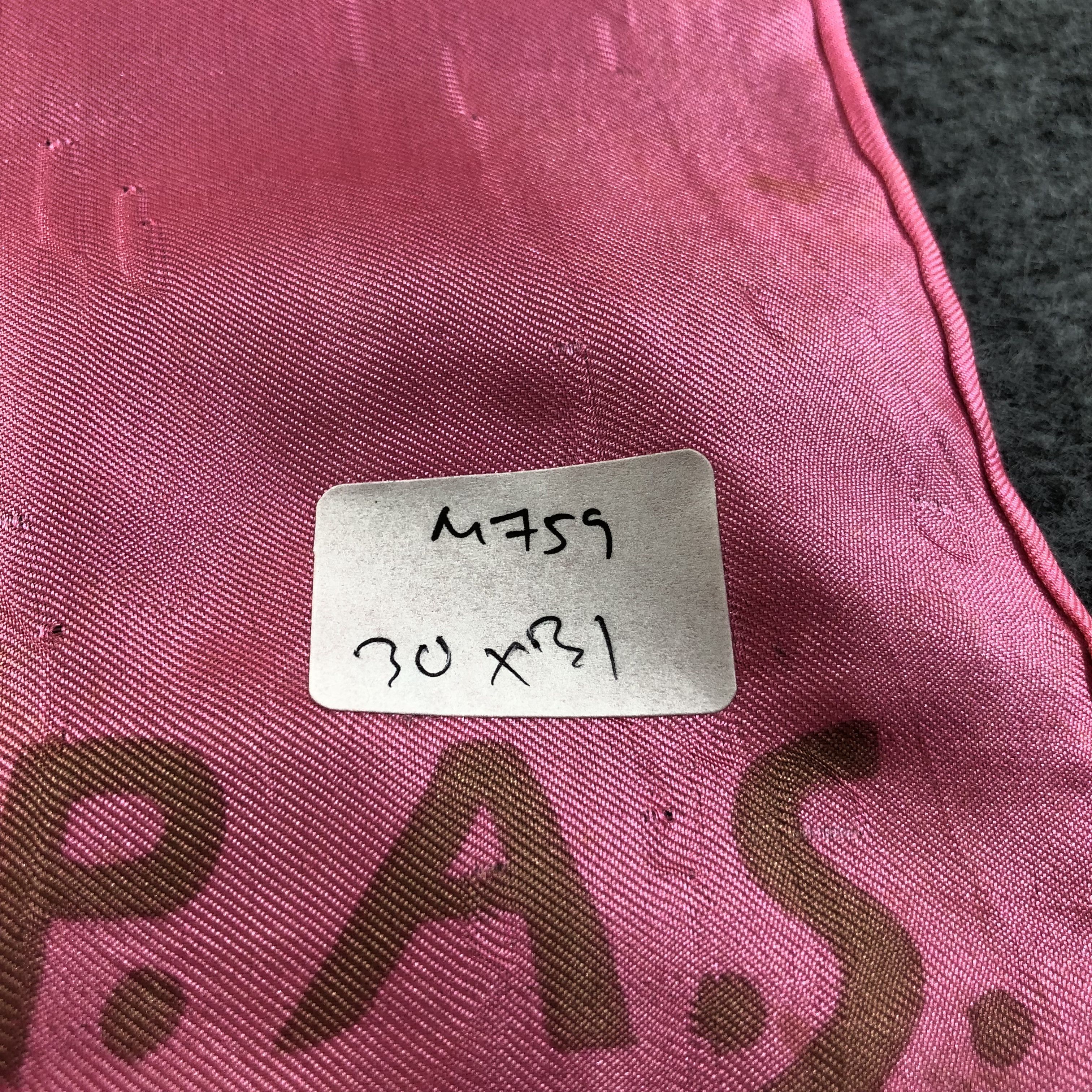 Japanese Brand P.A.S Abstract Hand Rolled Silk Scarf M759 Size ONE SIZE - 14 Thumbnail