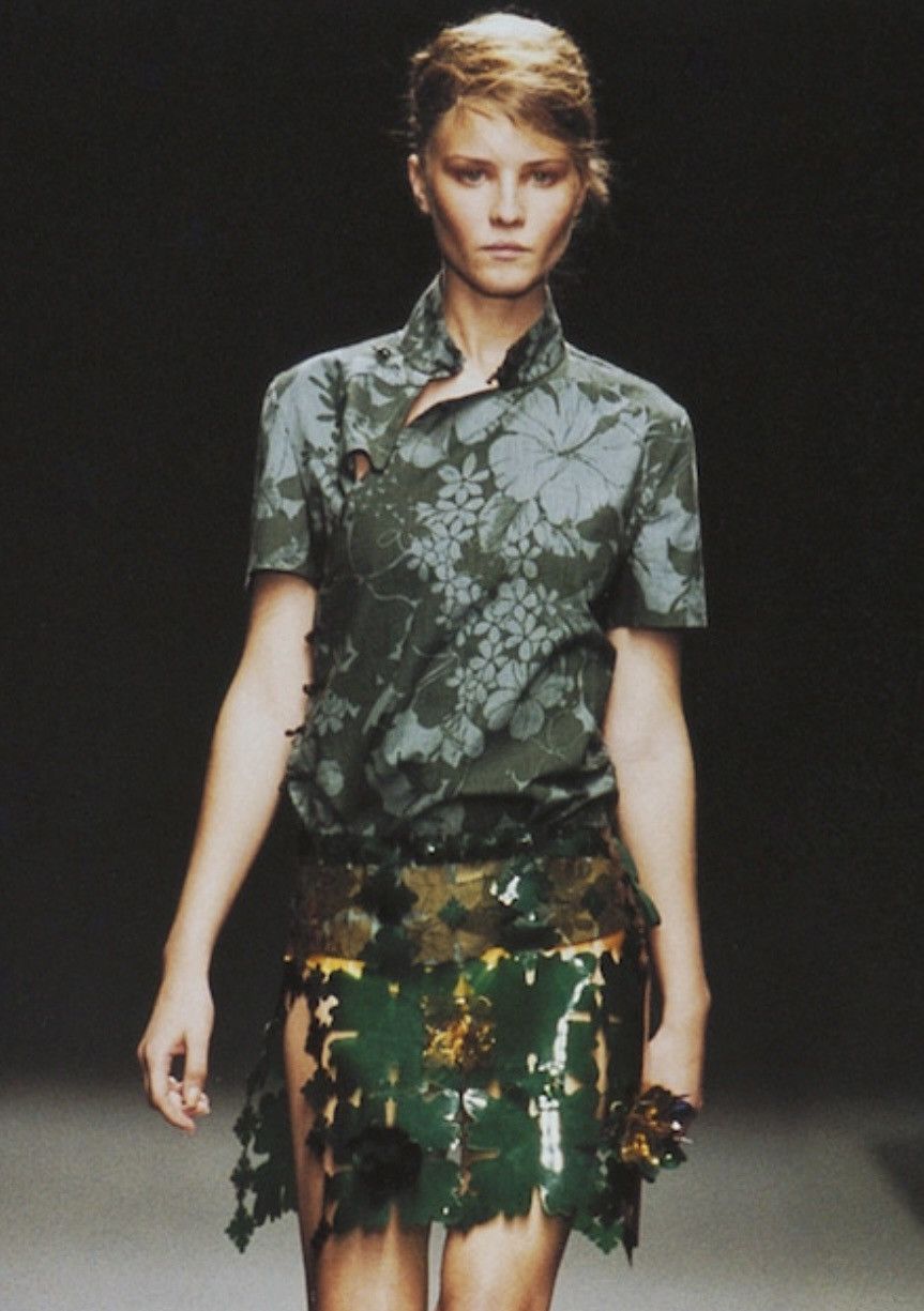 Miu Miu Miu Miu S/S2003 Floral Buttoned Up Top Size M / US 6-8 / IT 42-44 - 7 Thumbnail