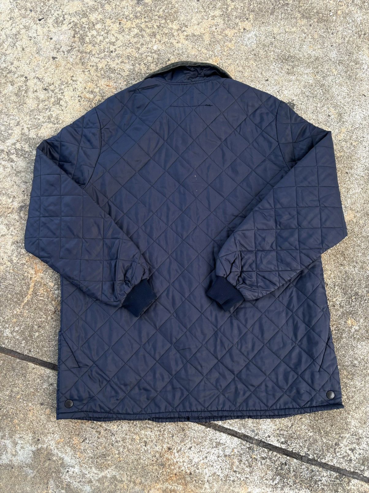Barbour × Vintage Vintage Barbour Liddesdale Quilted Jacket XL Navy Size US XL / EU 56 / 4 - 13 Thumbnail