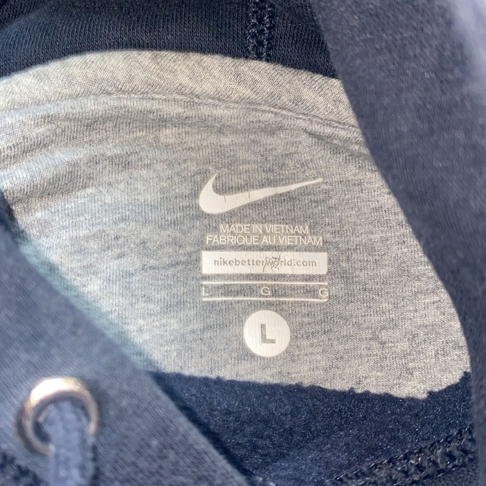 Nike Y2K nike spell out center swoosh hoodie Size US L / EU 52-54 / 3 - 6 Thumbnail