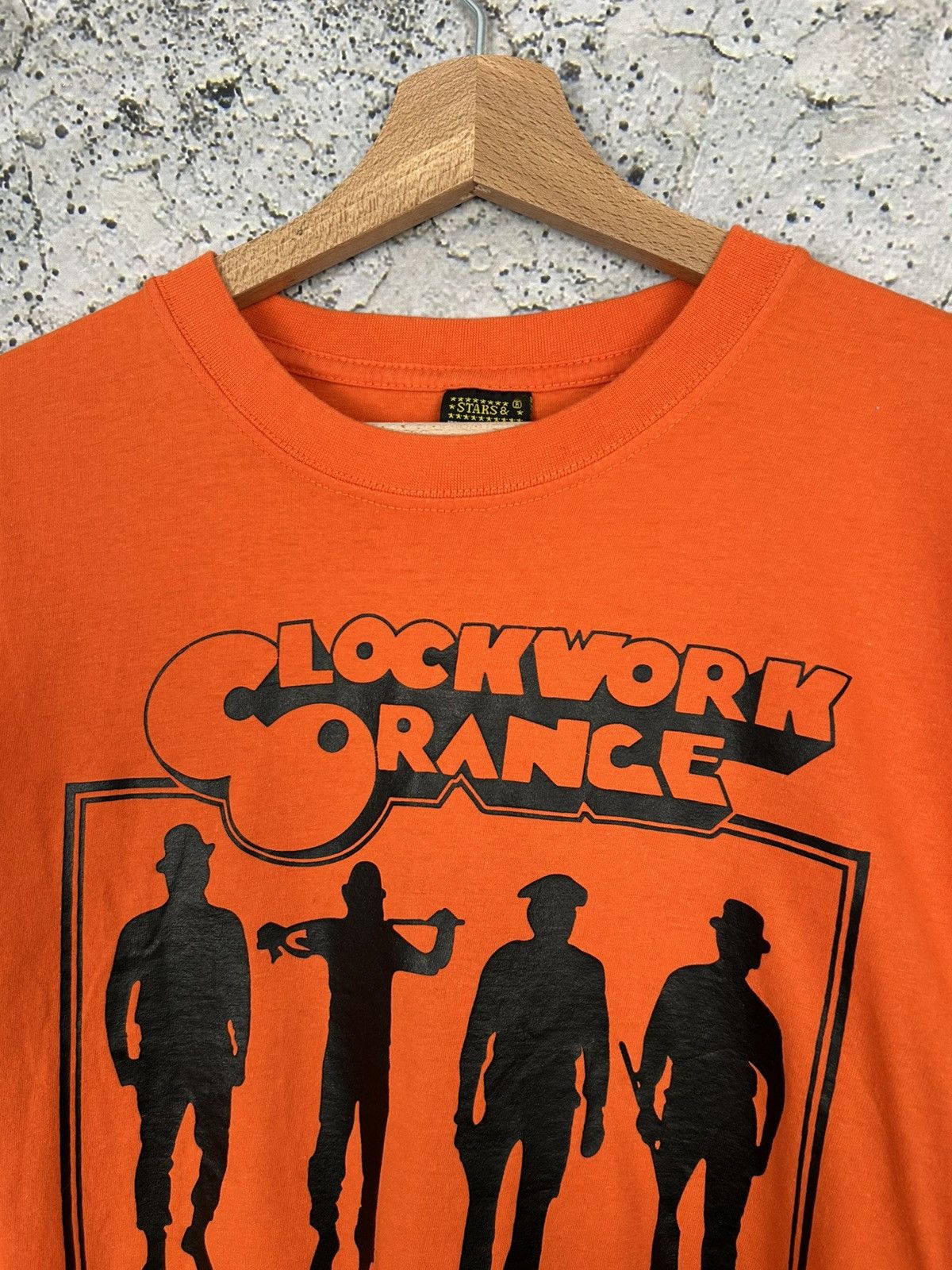 Vintage Vintage Clockwork Orange Movie Film Graphic Promo Tee 90s Size US L / EU 52-54 / 3 - 3 Thumbnail