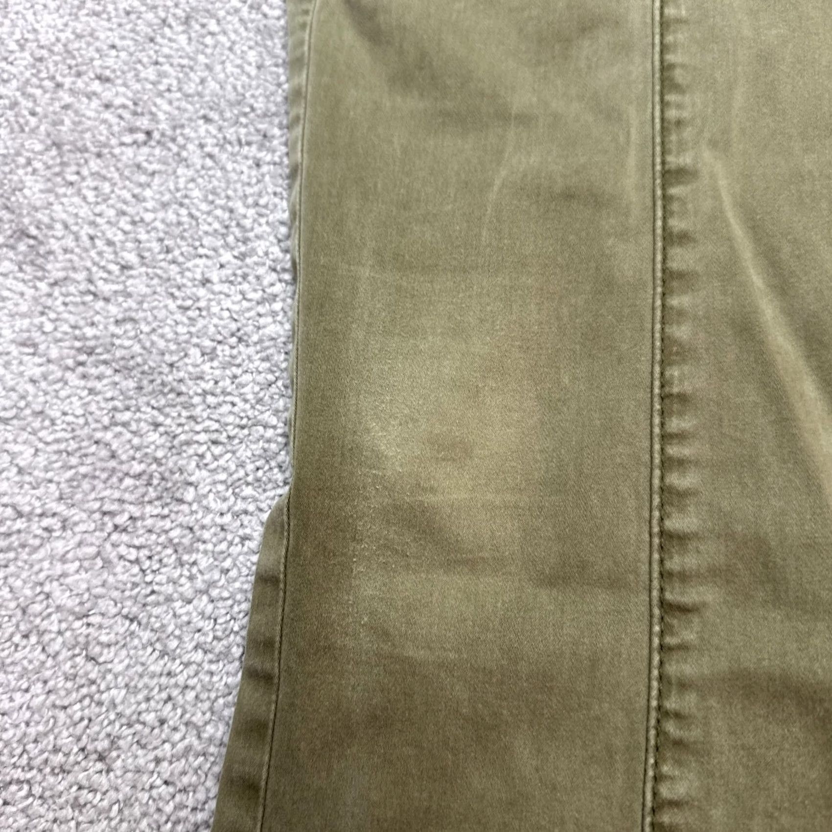 Anthropologie VINTAGE Anthropologie Pilcro Demilune Bootcut Flared Pants Womens 30 Green High Rise Size 30" / US 8 / IT 44 - 7 Thumbnail