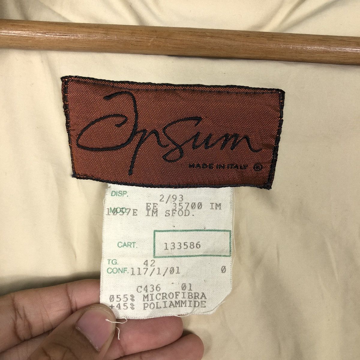Vintage 🔥Vintage Bondage Parachute Long Jacket OpSum Made in Italy Size US M / EU 48-50 / 2 - 18 Thumbnail