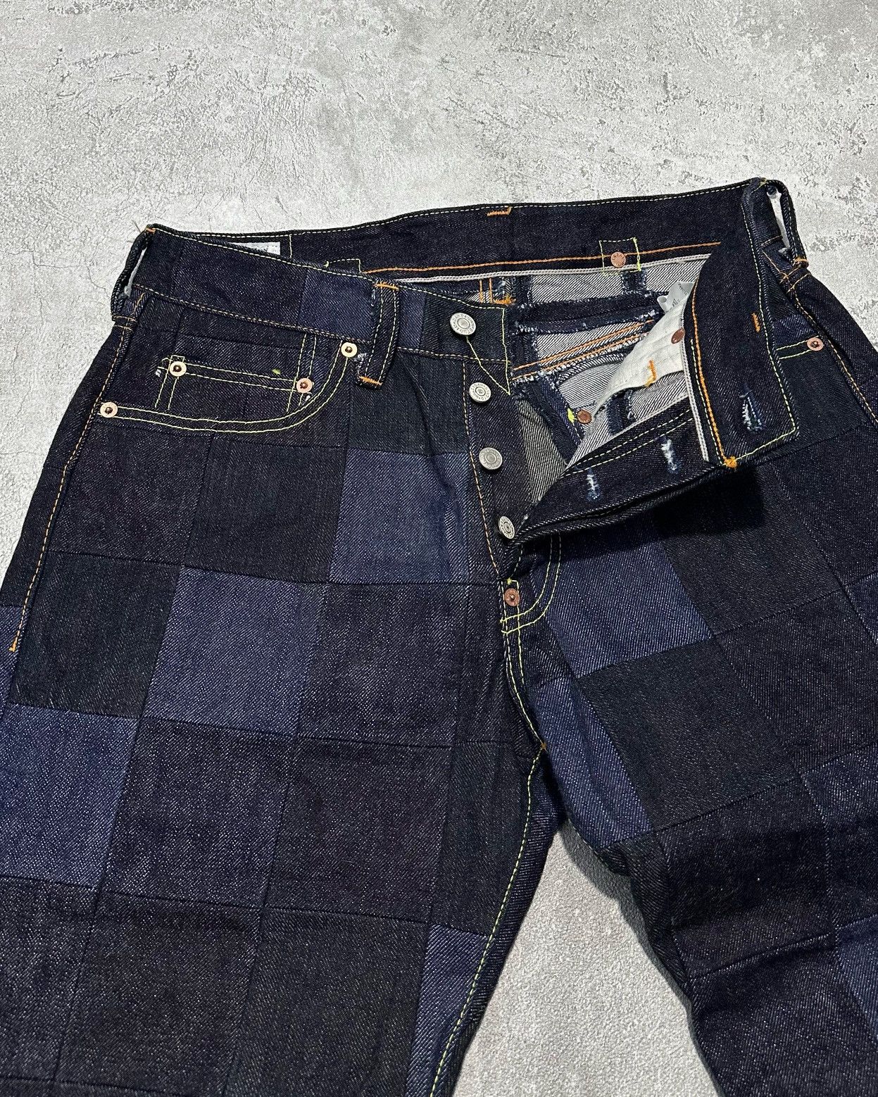 Japanese Brand × Studio D'Artisan Rare🔥 Studio D'Artisan D1687 Patchwork Jeans Size US 32 / EU 48 - 2 Thumbnail