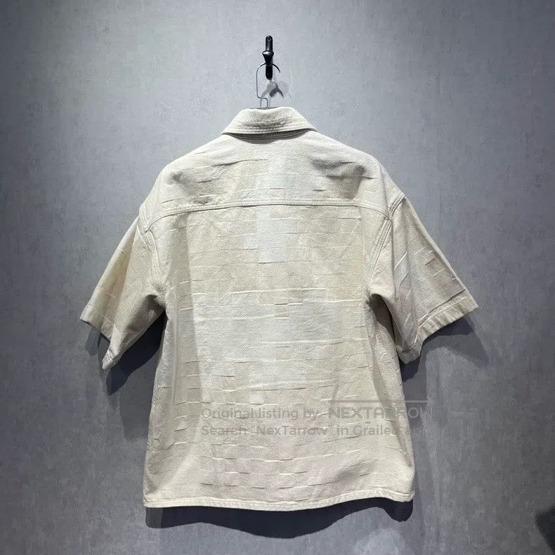 Louis Vuitton Louis Vuitton Checker Denim Short Sleeve Shirt Size US XXL / EU 58 / 5 - 2 Thumbnail