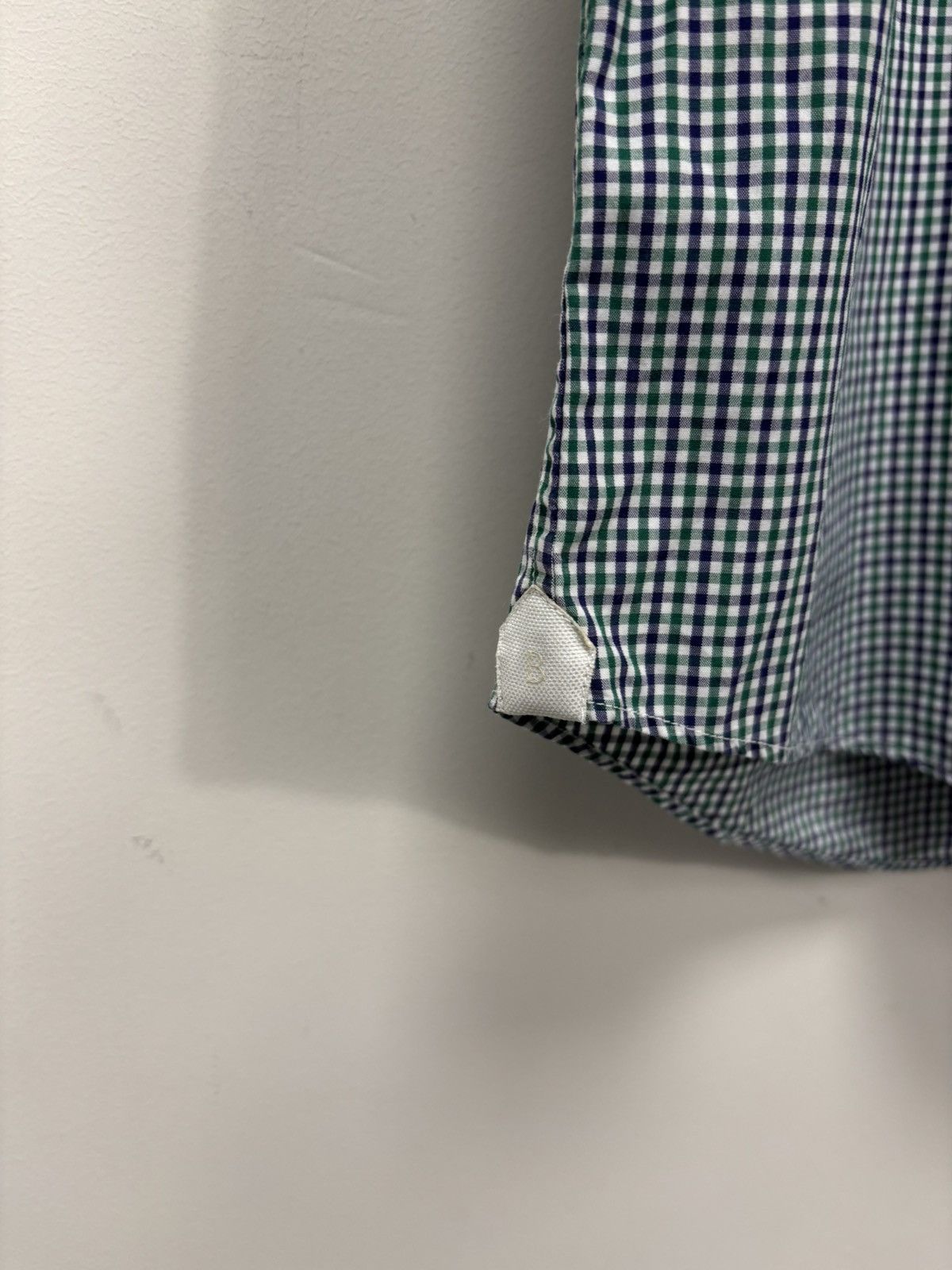 Other Bruli Swiss Made Men’s Gingham Check Short Sleeve Shirt Size US L / EU 52-54 / 3 - 7 Thumbnail