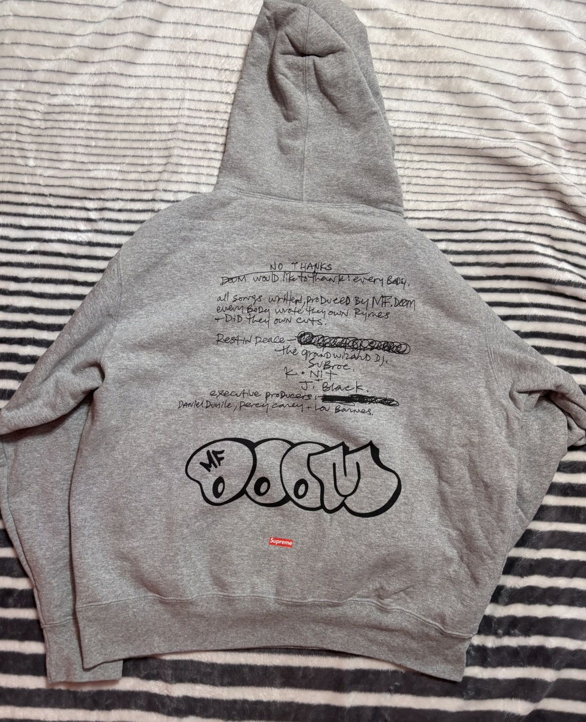 MF Doom × Supreme Supreme MF DOOM Hoodie Size US M / EU 48-50 / 2 - 2 Thumbnail