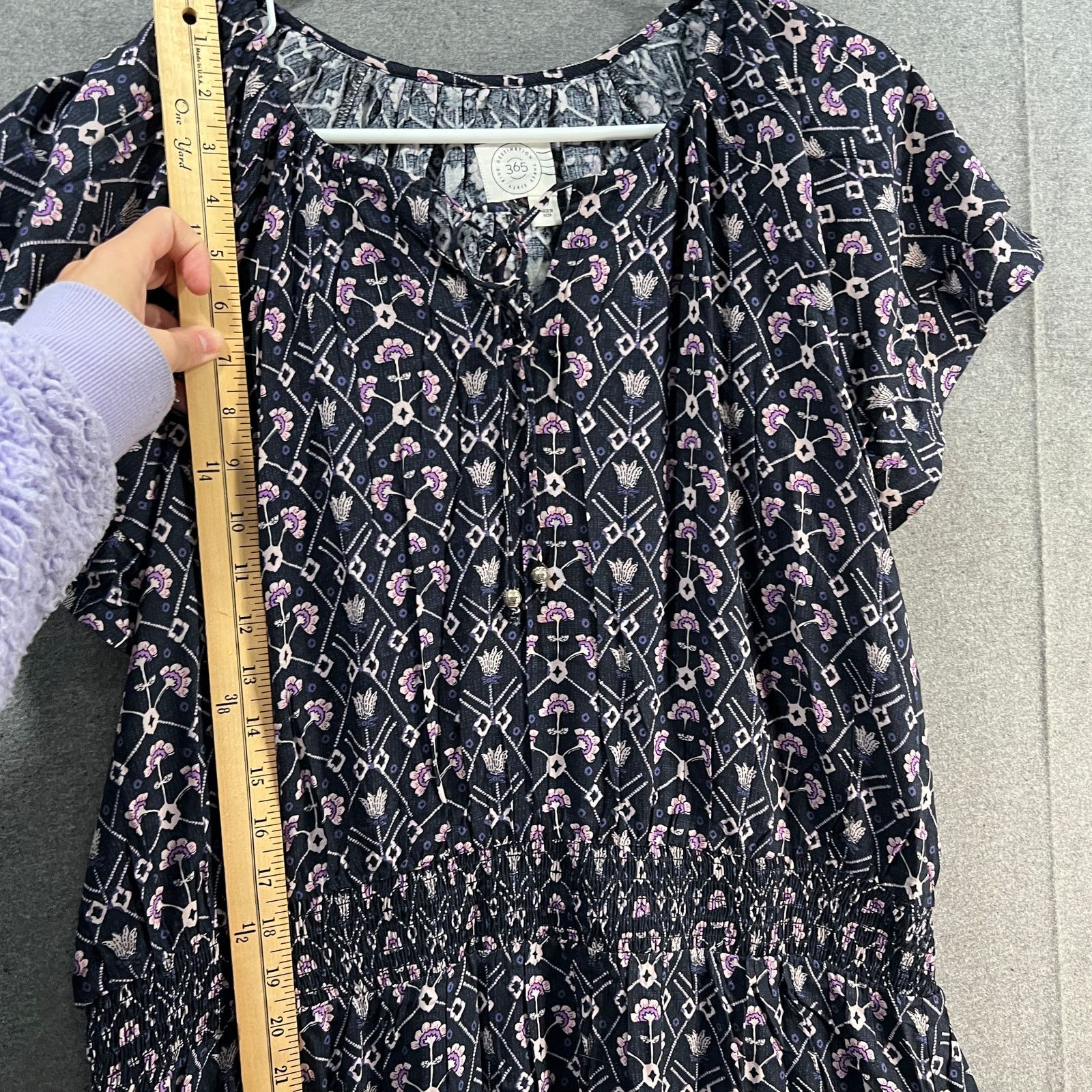 Other Destination 365 Printed Short-Sleeve Midi Dress Size XL / US 12-14 / IT 48-50 - 5 Thumbnail