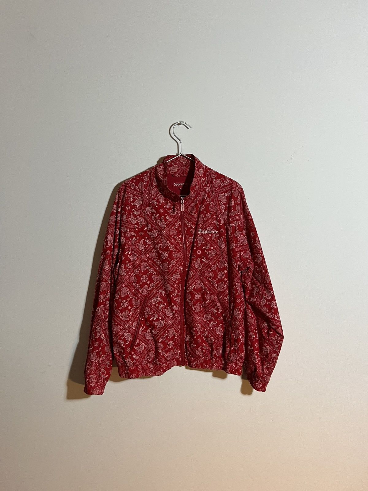 Supreme Supreme Bandana Track Jacket | Grailed 