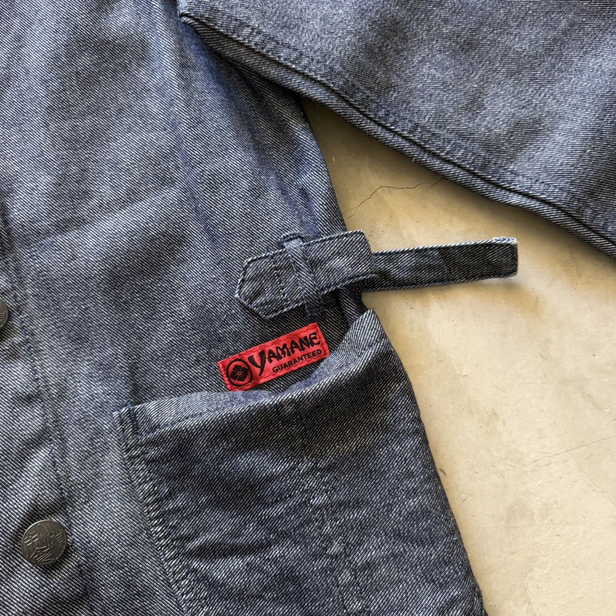 Evisu Evisu Yamane Japan Raw Denim Selvedge Chore Jacket Size US L / EU 52-54 / 3 - 4 Thumbnail