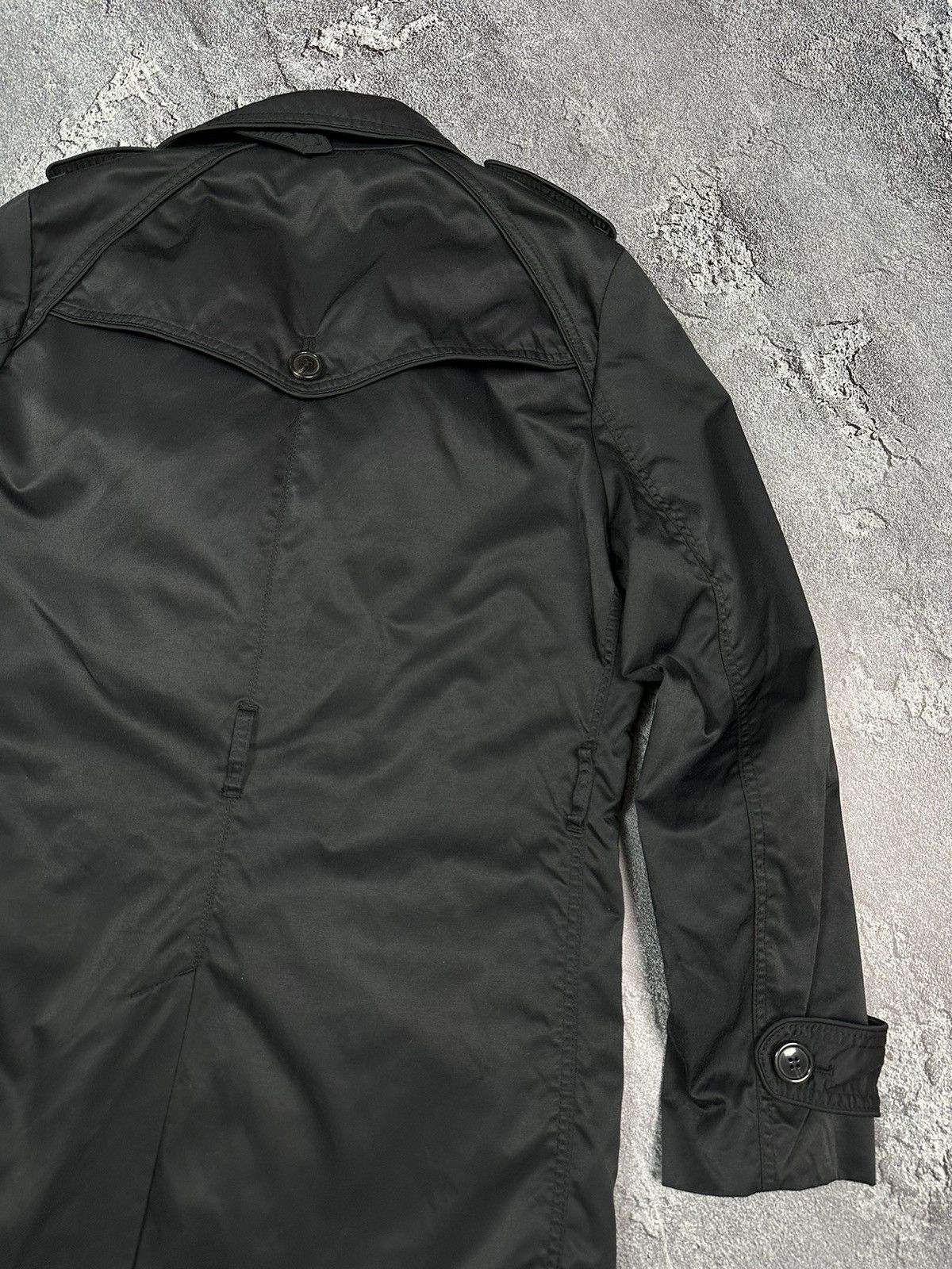 H&M H&M trench coat jacket Men Black L XL size 54R Size US L / EU 52-54 / 3 - 10 Thumbnail