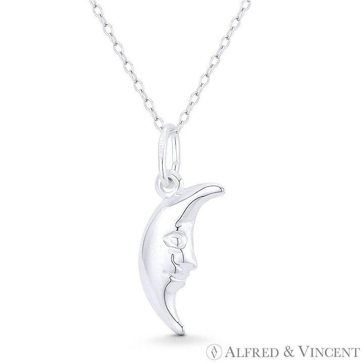 Other Crescent / Quarter Moon Celestial Charm 3D Pendant Size ONE SIZE - 1 Preview