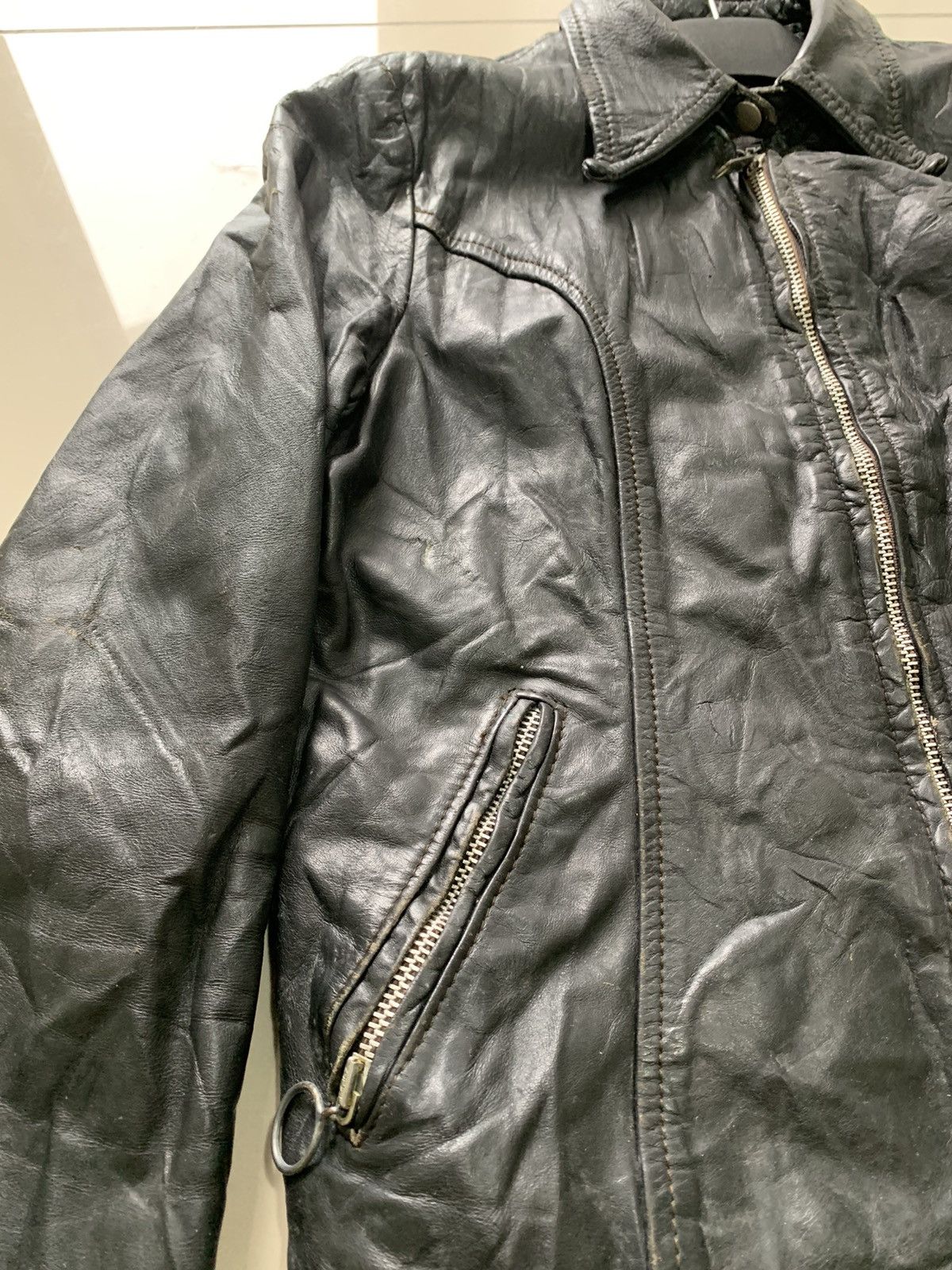 Brooks Brothers × Vintage VINTAGE BROOKS LEATHER JACKET 60s Size US S / EU 44-46 / 1 - 5 Thumbnail