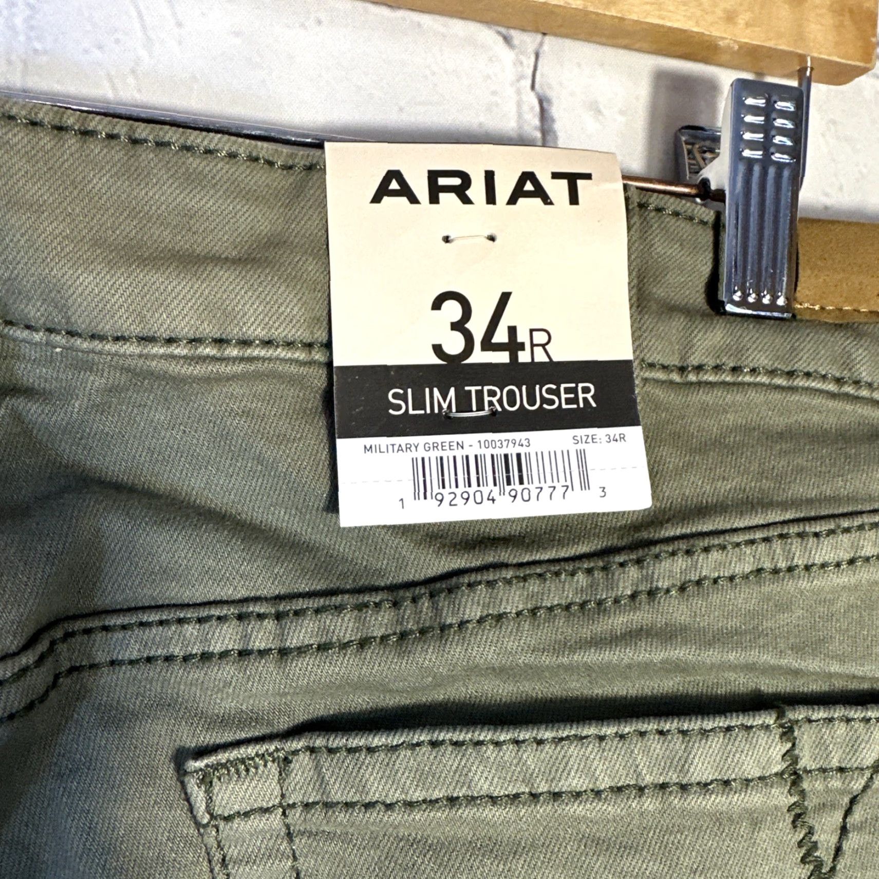 Ariat Ariat Jeans 34 Military Green High Rise Slim Trouser Jean Western Women Size 24" / US 00 / IT 34 - 3 Thumbnail
