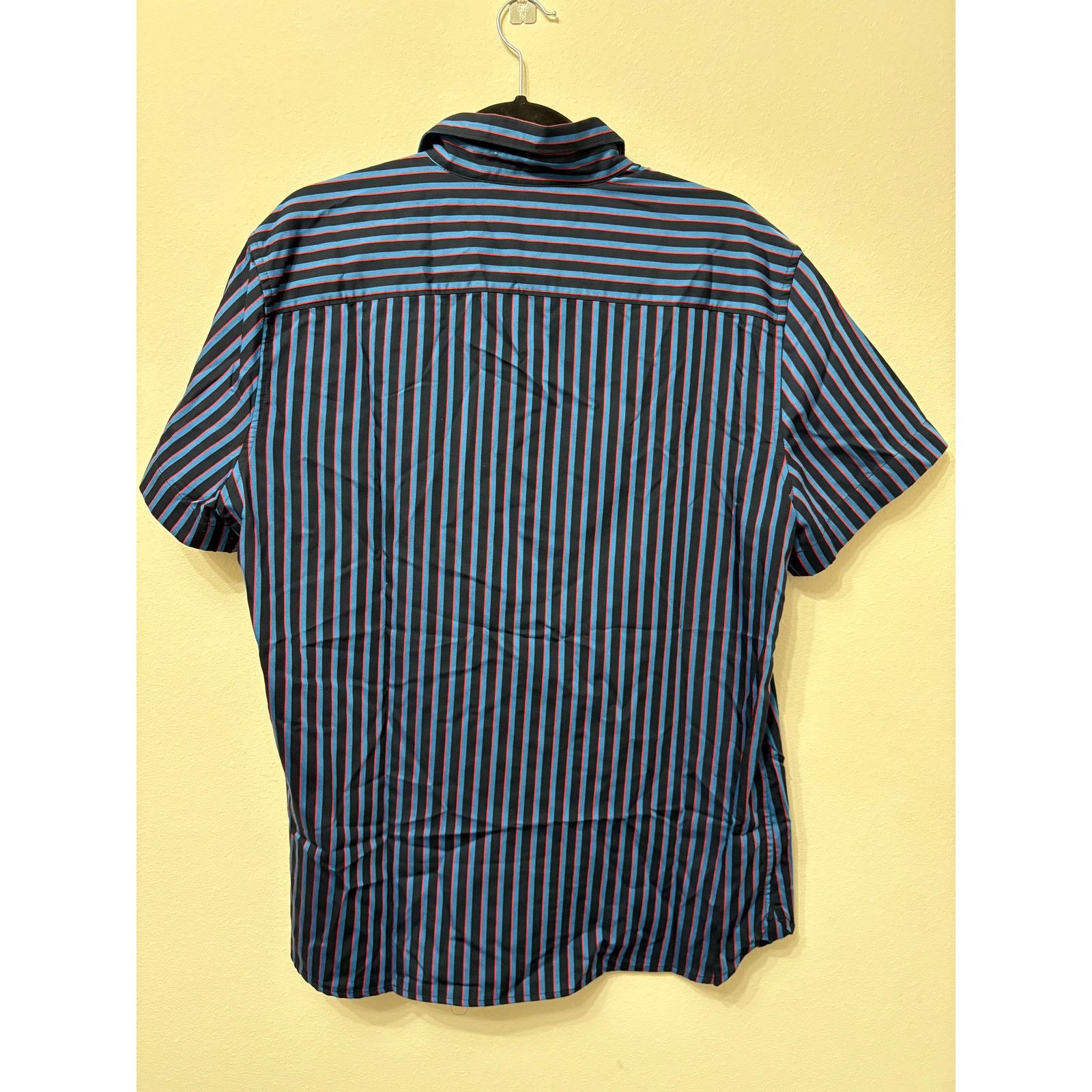 Perry Ellis Preloved Stripped Button Down Shirt Sz Large Slim Fit Size US L / EU 52-54 / 3 - 3 Thumbnail