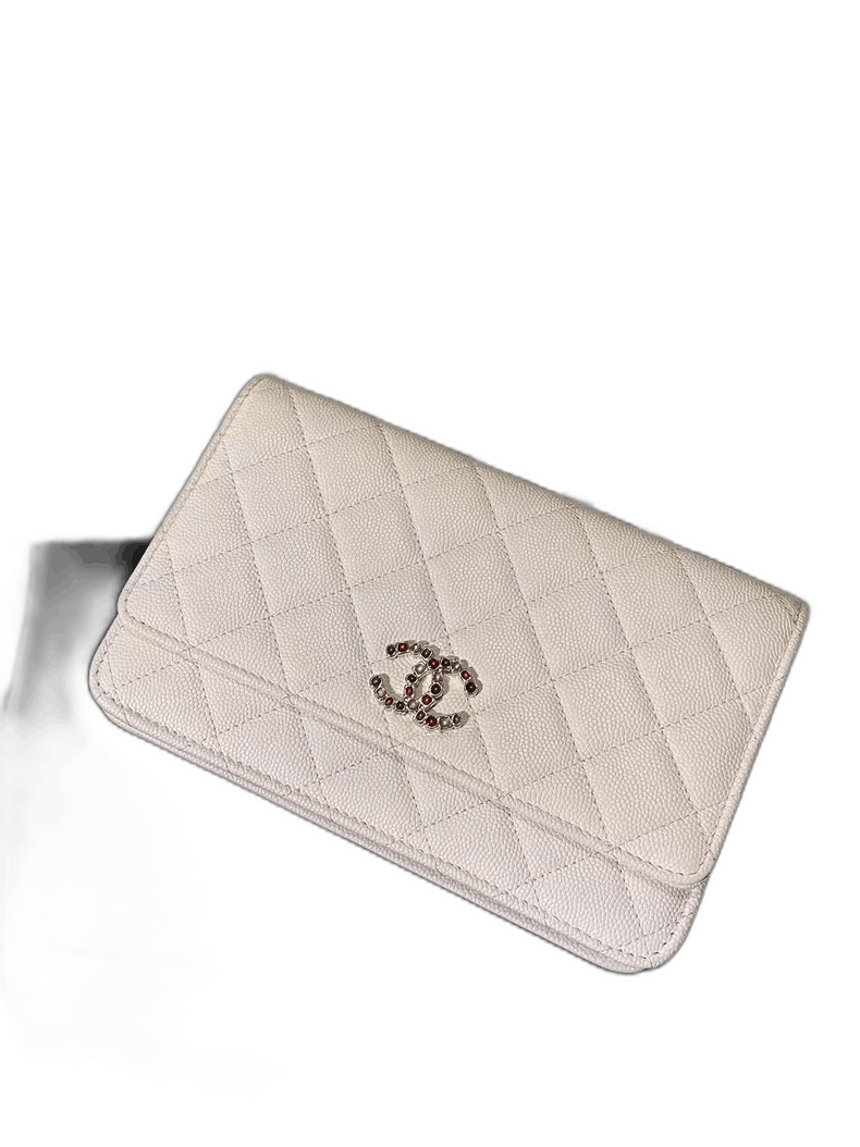 Chanel Classic Crossbody Bag In White, Women's