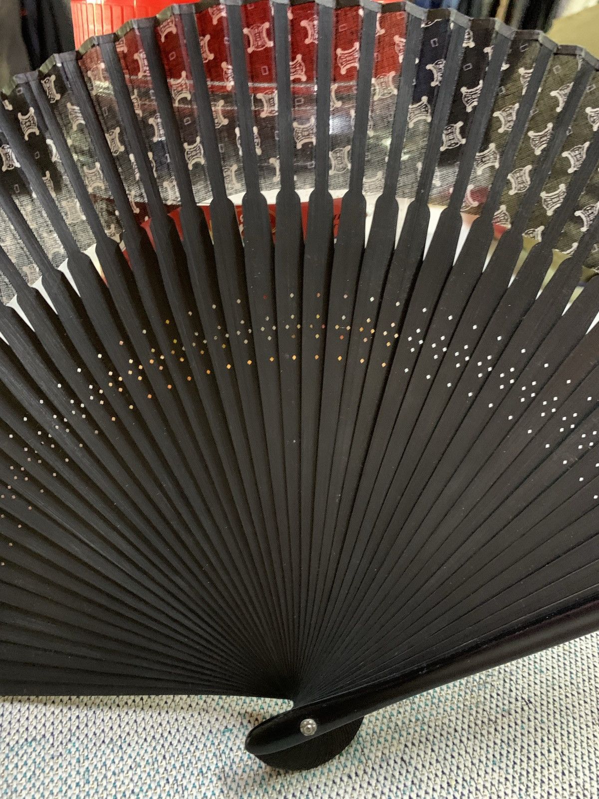 Celine CELINE folding hand fan Size ONE SIZE - 4 Thumbnail