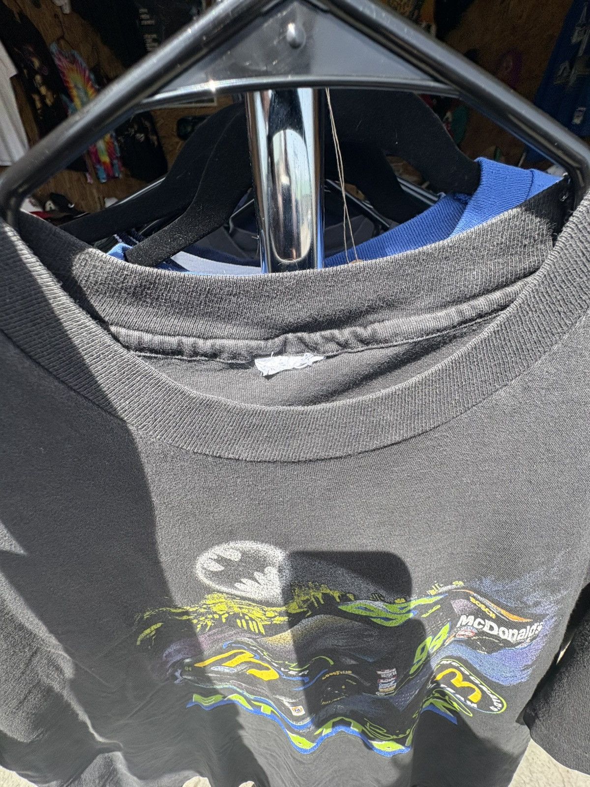 DC Comics × NASCAR × Vintage Vintage 1995 Bill Elliott NASCAR Batman McDonalds T-Shirt Size US XL / EU 56 / 4 - 4 Thumbnail