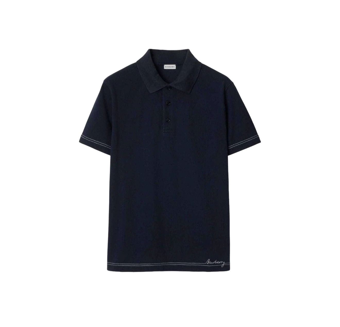 Burberry Burberry Contrast Stitch Polo Shirt Size M Size US M / EU 48-50 / 2 - 1 Thumbnail