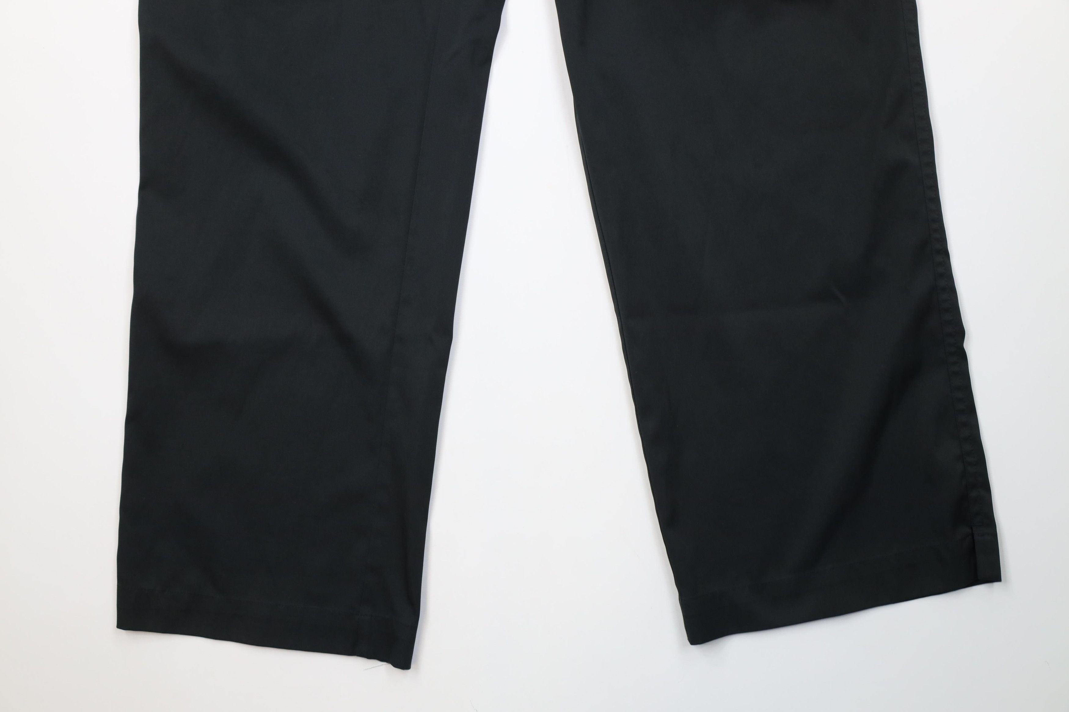 Nike Vintage Y2K Nike Golf Performance Wide Leg Chino Pants Black Size US 36 / EU 52 - 4 Thumbnail