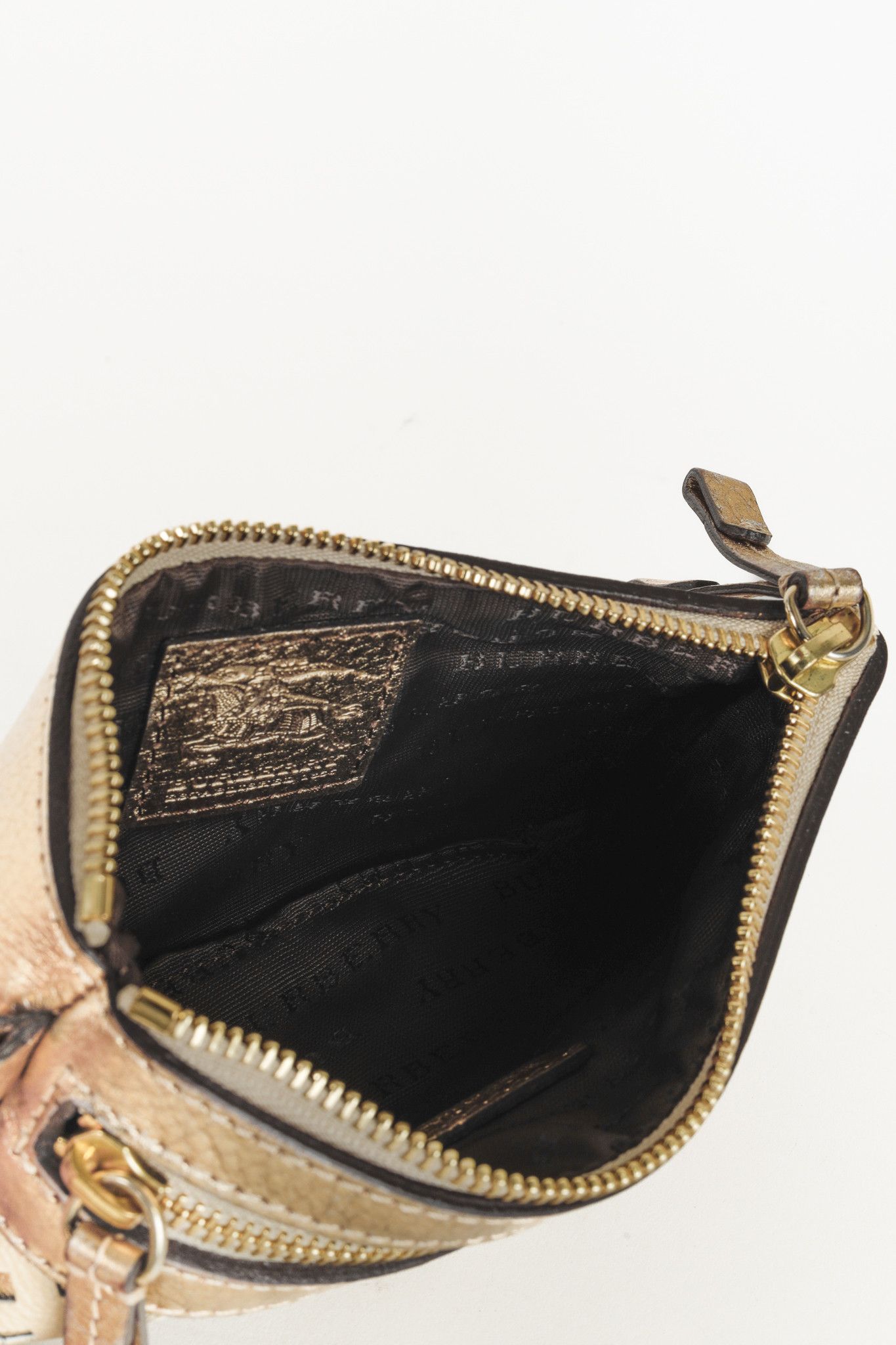 Burberry Burberry Check Laser Cut Gold Wristlet Size ONE SIZE - 7 Thumbnail