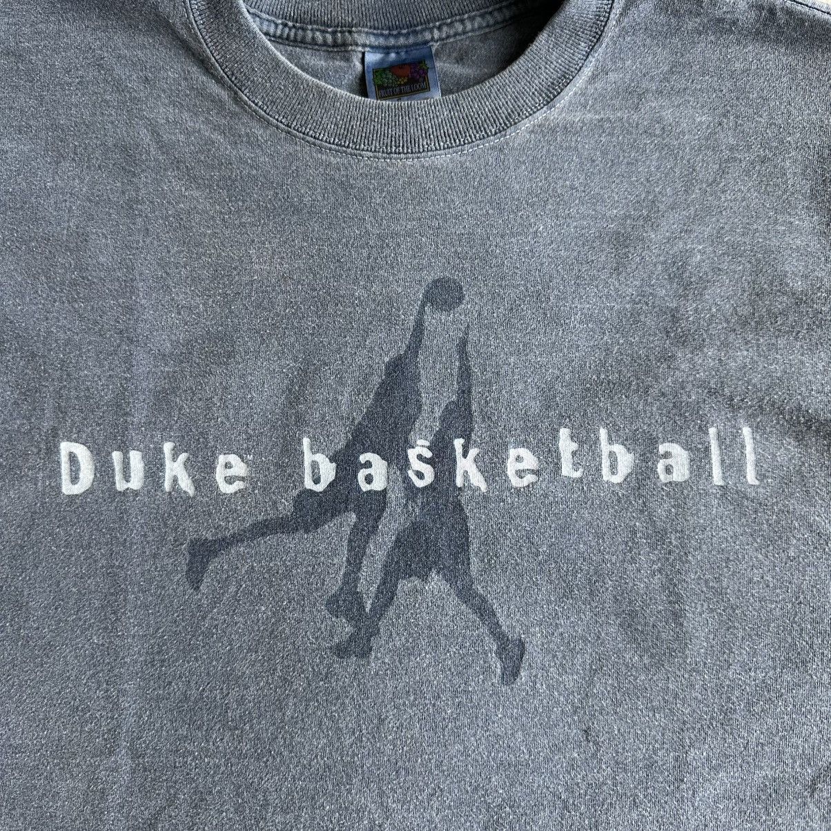 Fruit Of The Loom Vintage Duke Basketball Shirt Tee Mens Large Blue Devils 90s Size US L / EU 52-54 / 3 - 8 Thumbnail