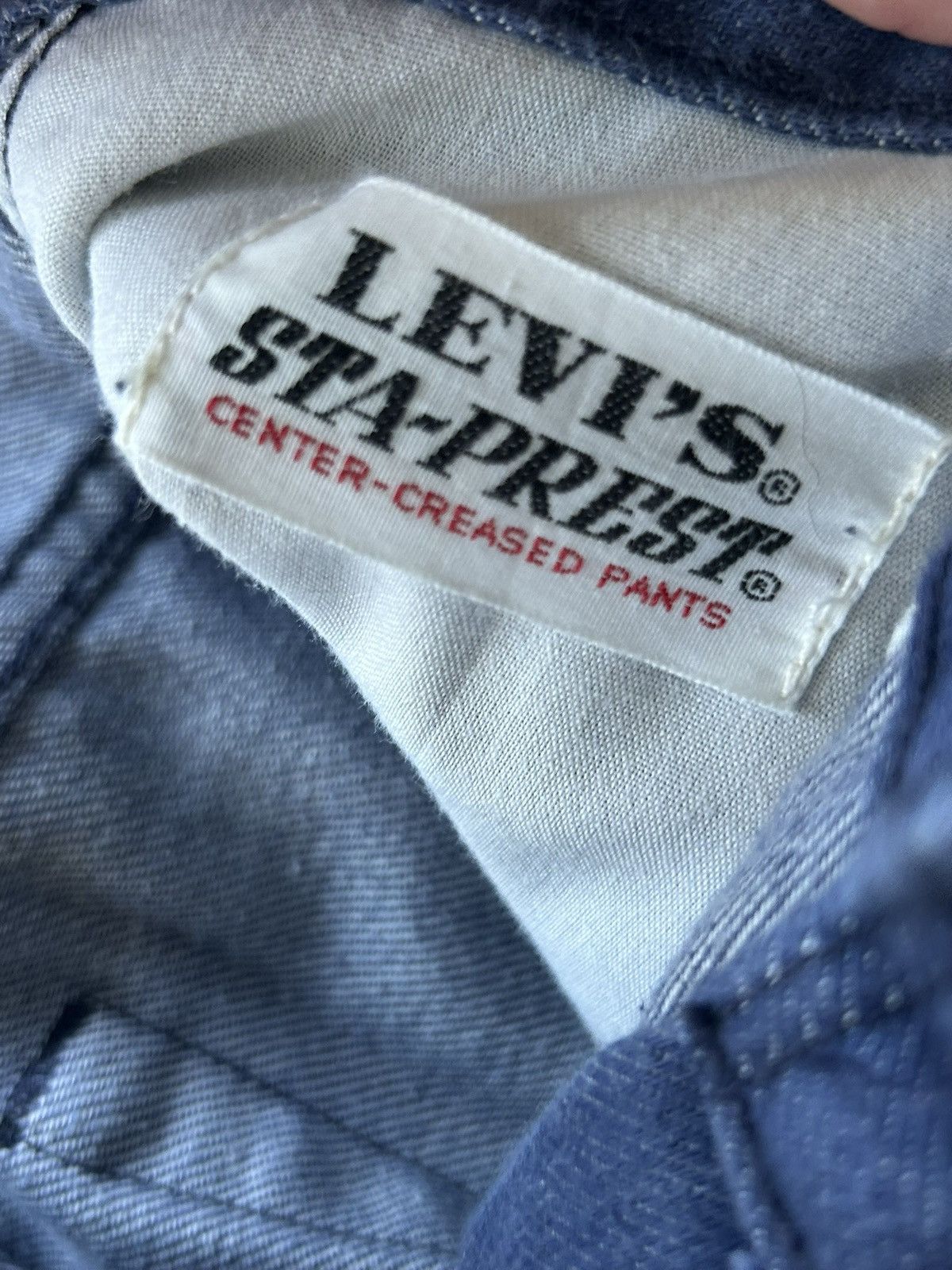 Levi's × Levi's Vintage Clothing × Vintage Vintage Levis Sta Prest Creased Pants Size US 29 - 2 Thumbnail
