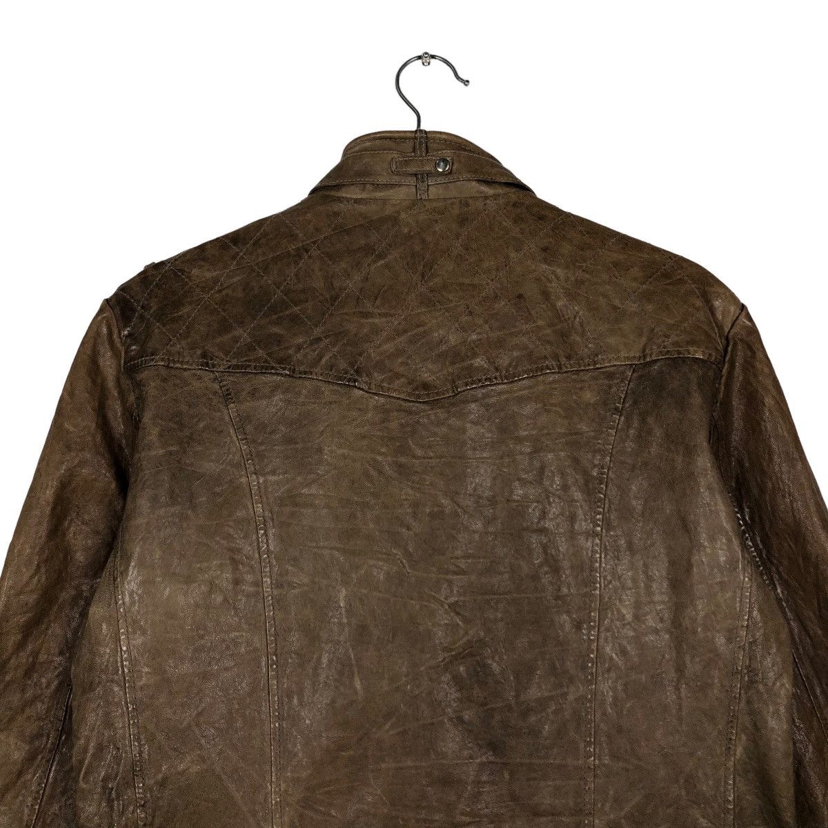 Japanese Brand 🔥Vintage Biker Leather Jacket Multi Pocket Bondage Italy Size US M / EU 48-50 / 2 - 9 Thumbnail