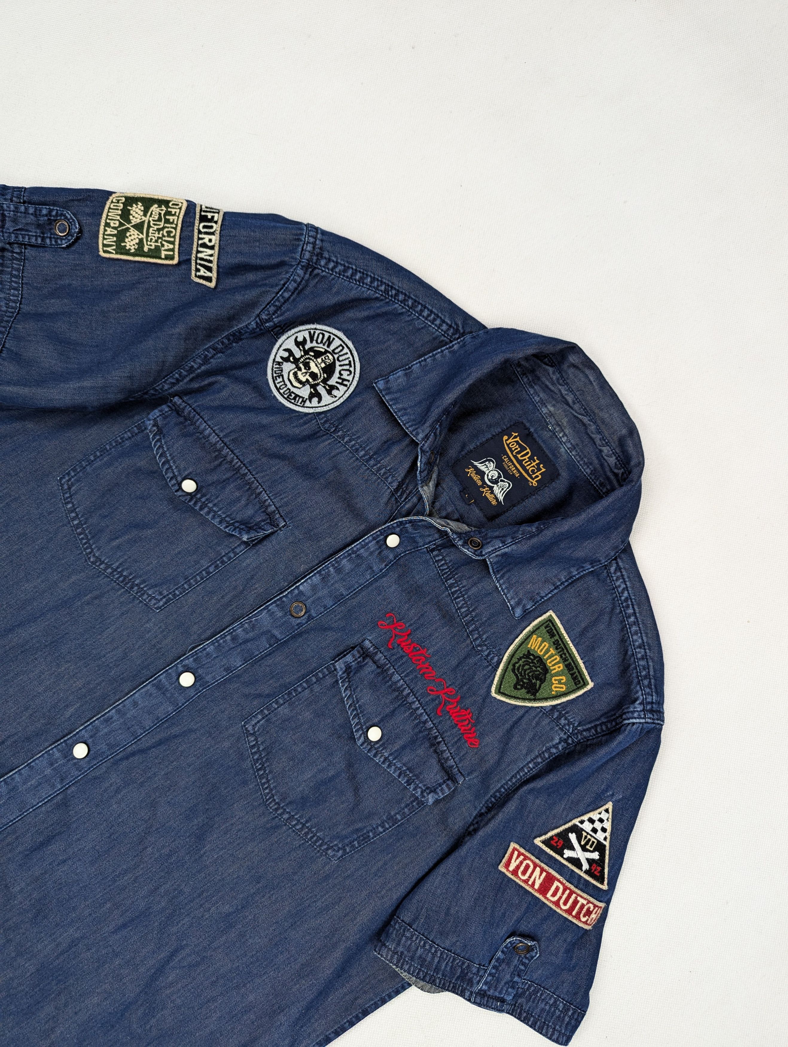 Von Dutch Von Dutch blue shirt L Size US L / EU 52-54 / 3 - 2 Thumbnail
