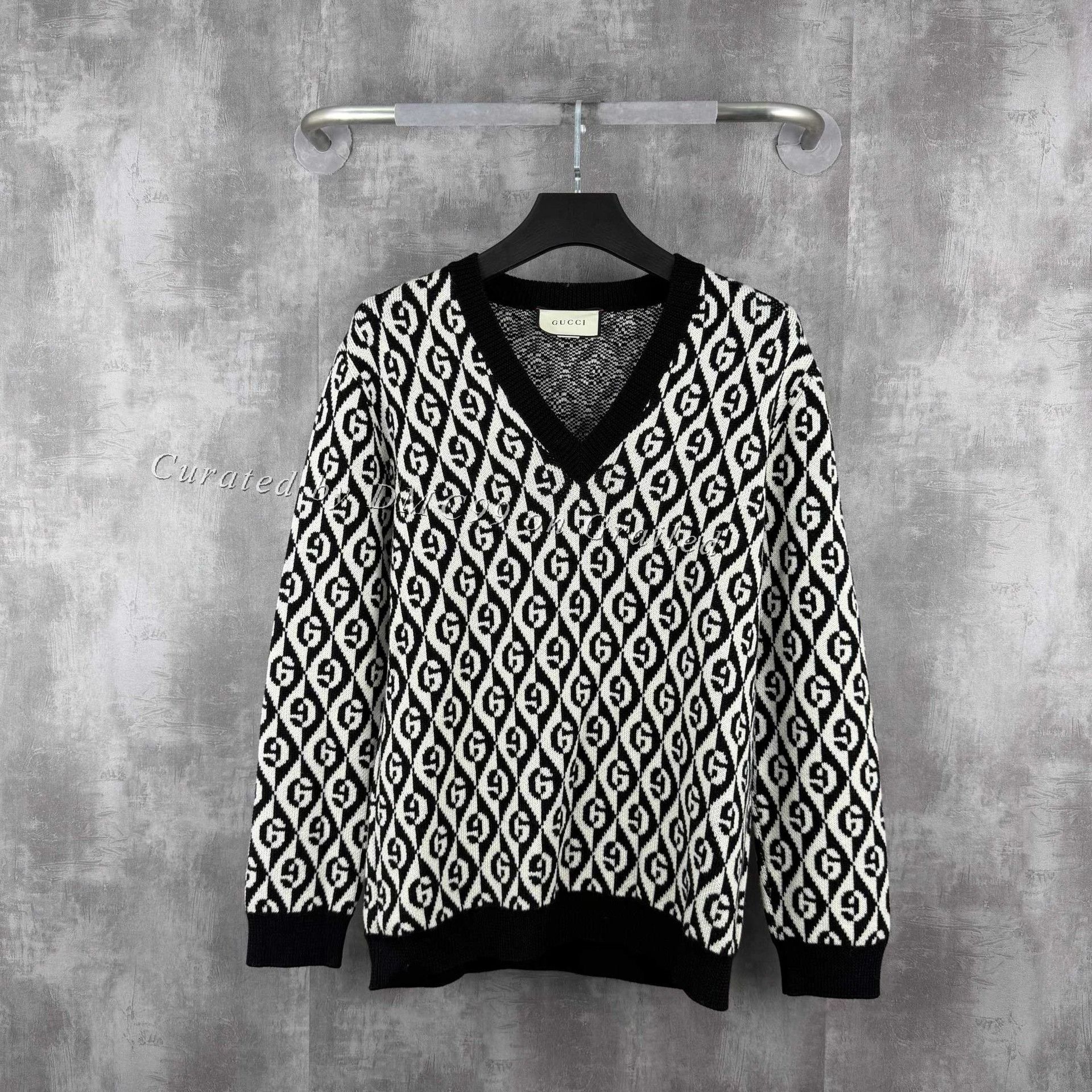 Gucci Gucci Jacquard Wool Knit Sweater Size S / US 4 / IT 40 - 1 Thumbnail