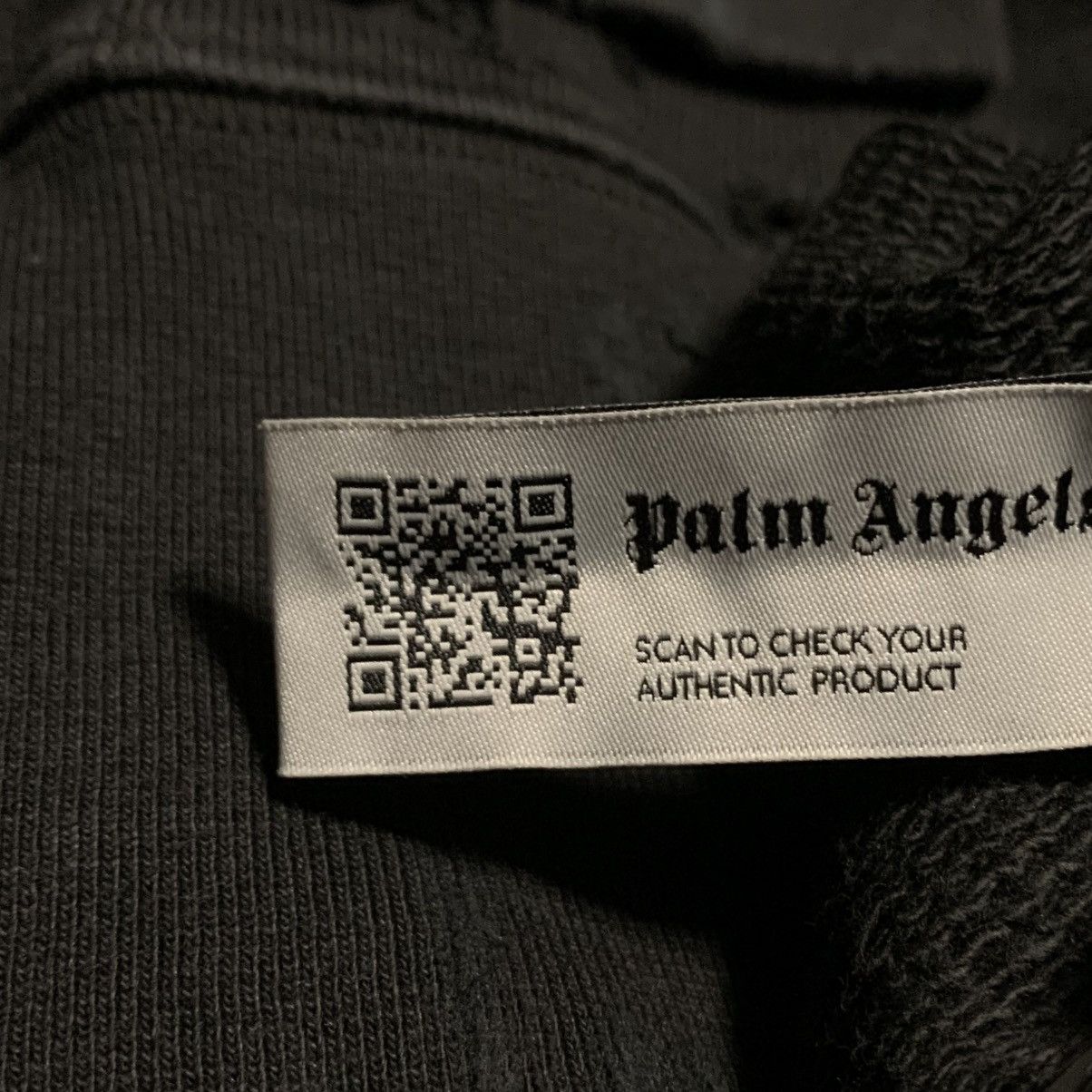 Palm Angels Palm Angels Medium Flame Logo Distressed Black Sweatshirt Size US M / EU 48-50 / 2 - 9 Thumbnail