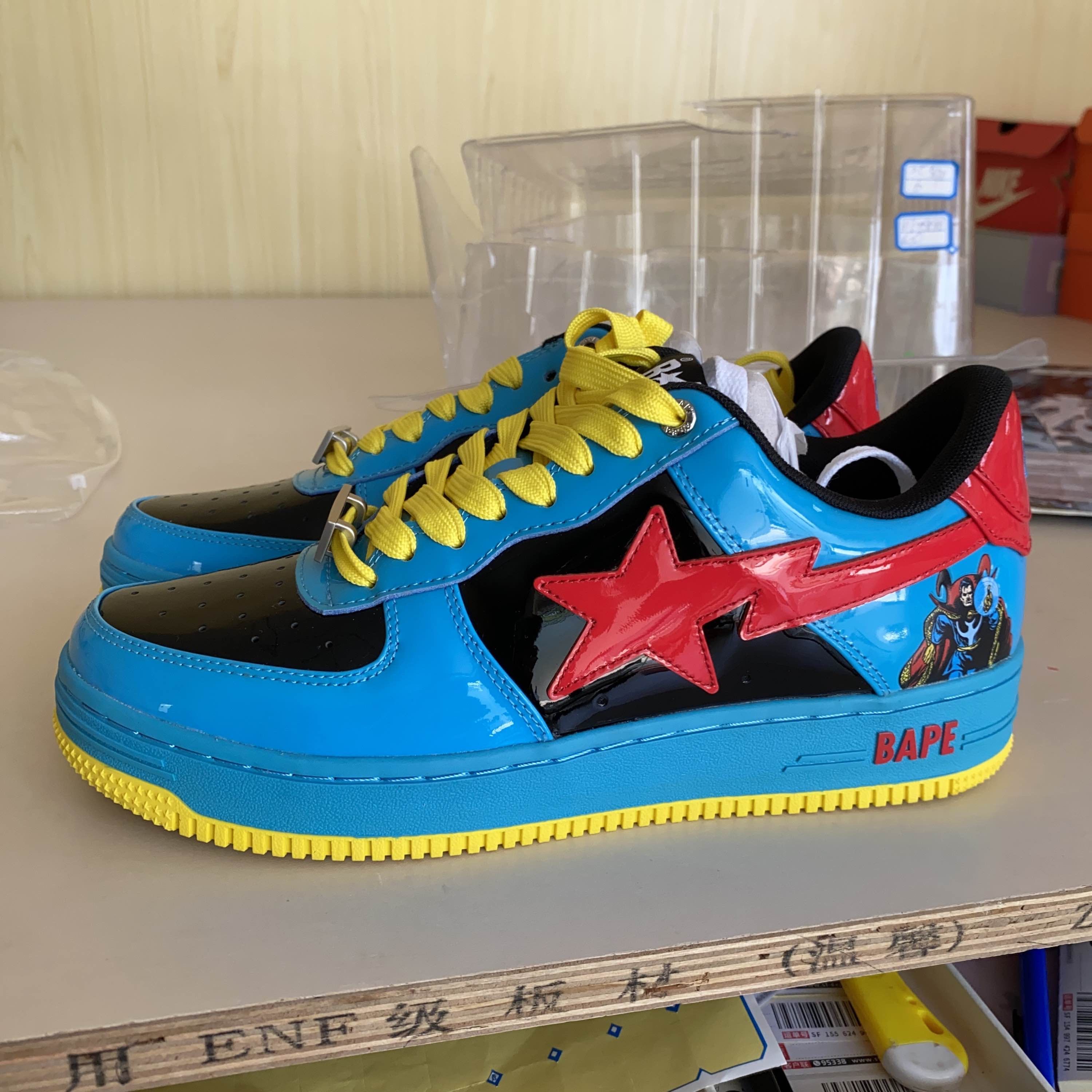 Bape A BATHING APE x Marvel BAPE STA Dr. Strange Sneakers Size 9 Size US 9 / EU 42 - 1 Thumbnail