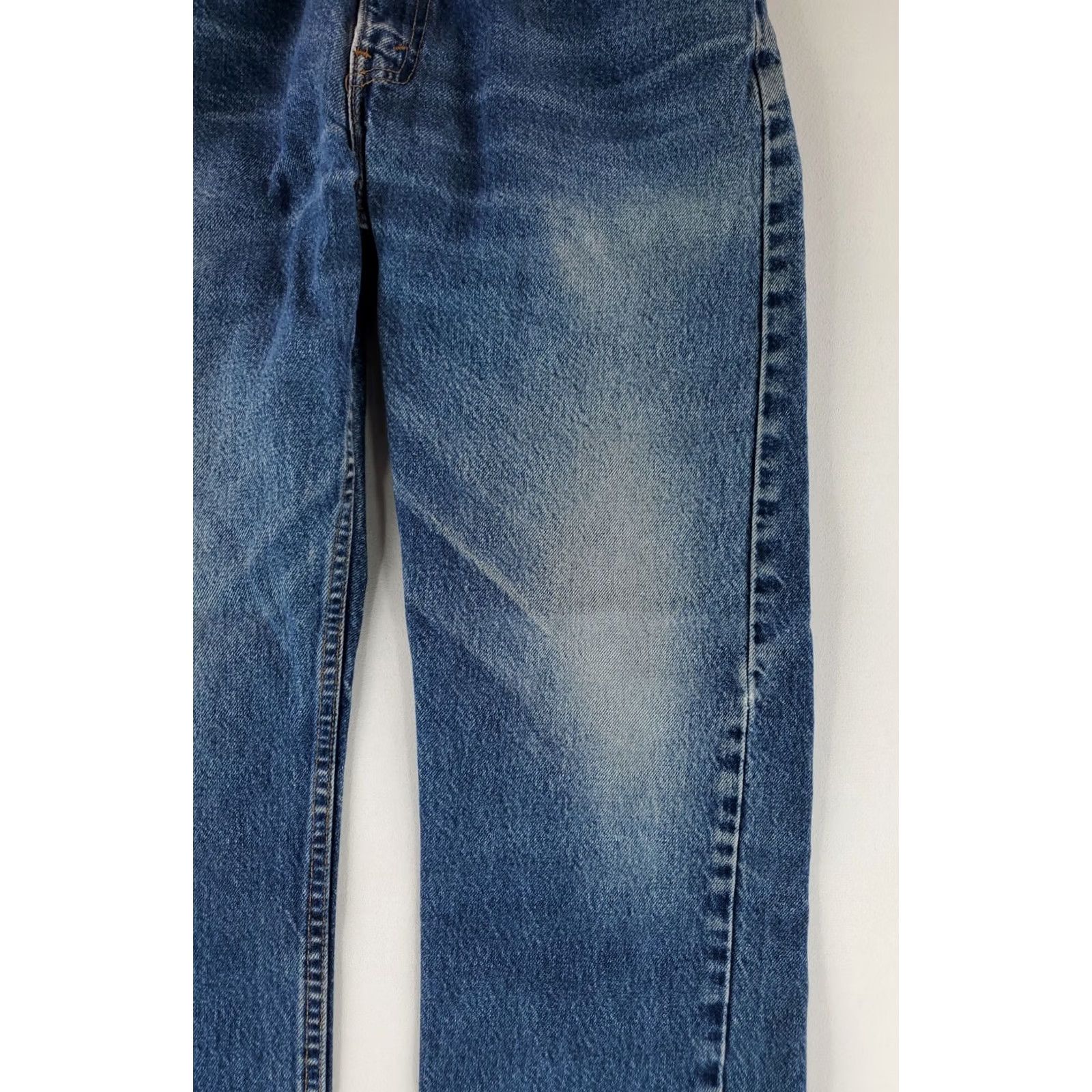 Levi's VINTAGE Levi's 505 Jeans VTG Y2K Made USA Whiskering Mens 31x29 Actual 31x30 Blue Straight Jeans Men Size US 31 - 6 Thumbnail
